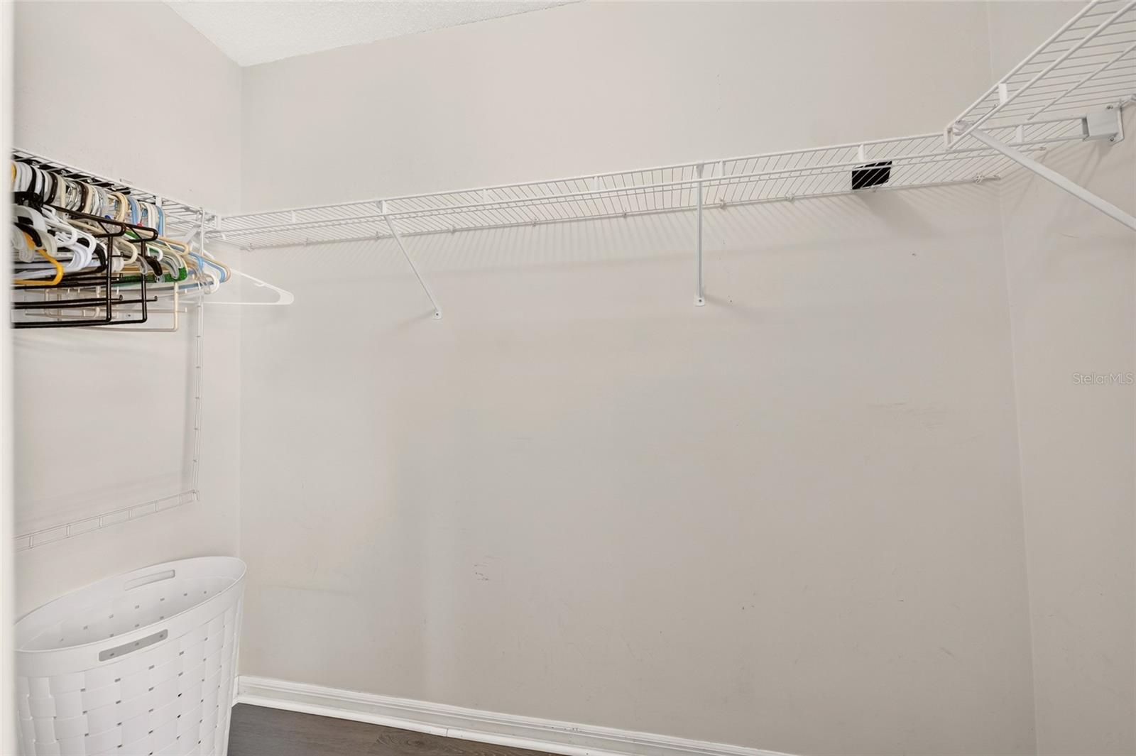 Walk-in Closet in Primary