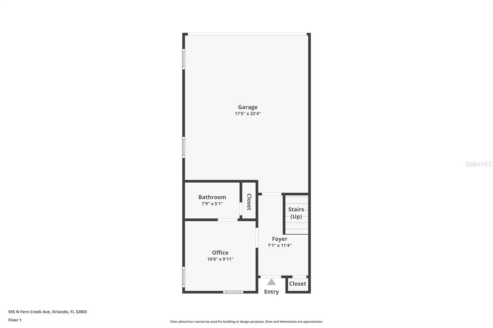 555 N FERN CREEK AVENUE, #1, Orlando, FL 32803