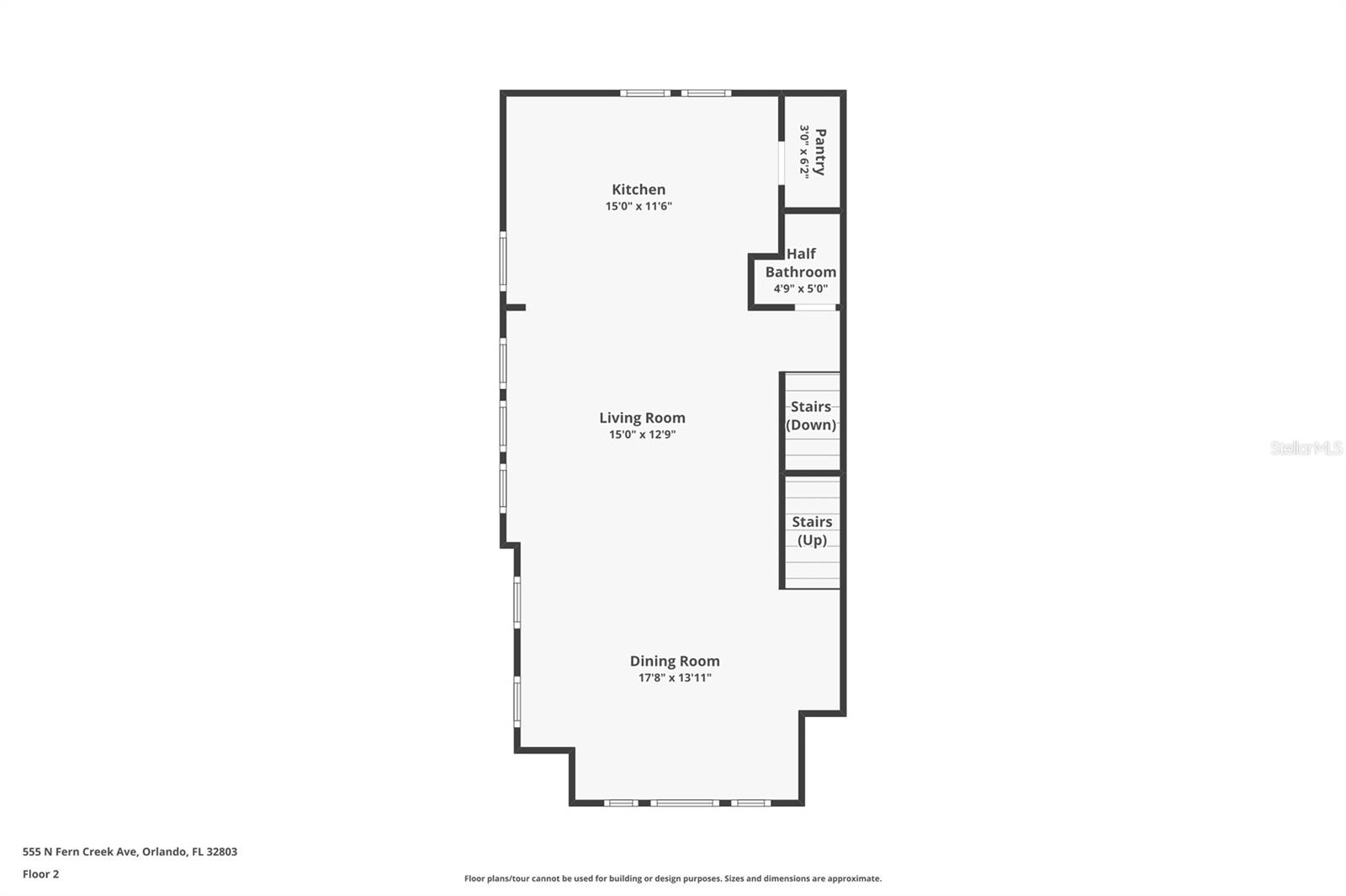 555 N FERN CREEK AVENUE, #1, Orlando, FL 32803
