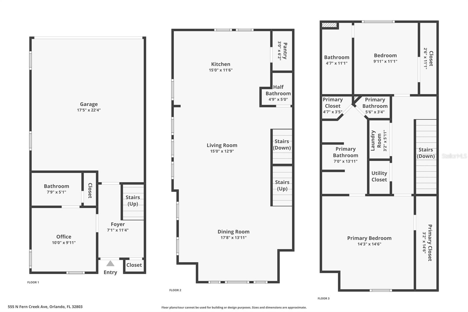 555 N FERN CREEK AVENUE, #1, Orlando, FL 32803