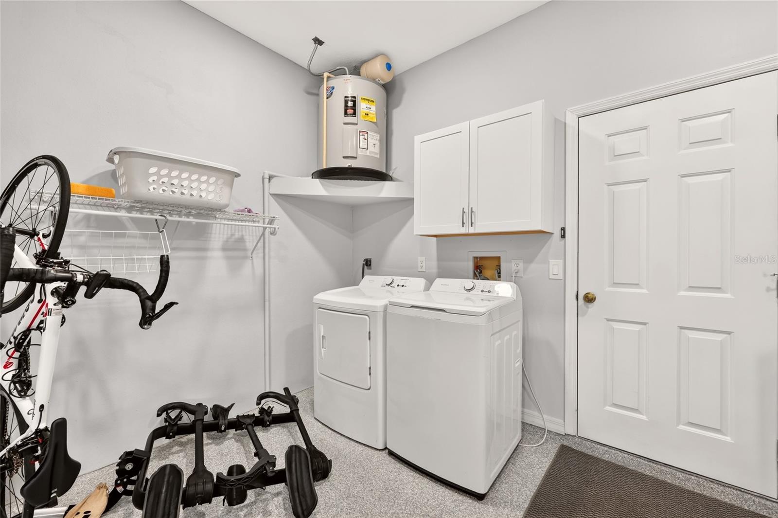 LAUNDRY IN GARAGE