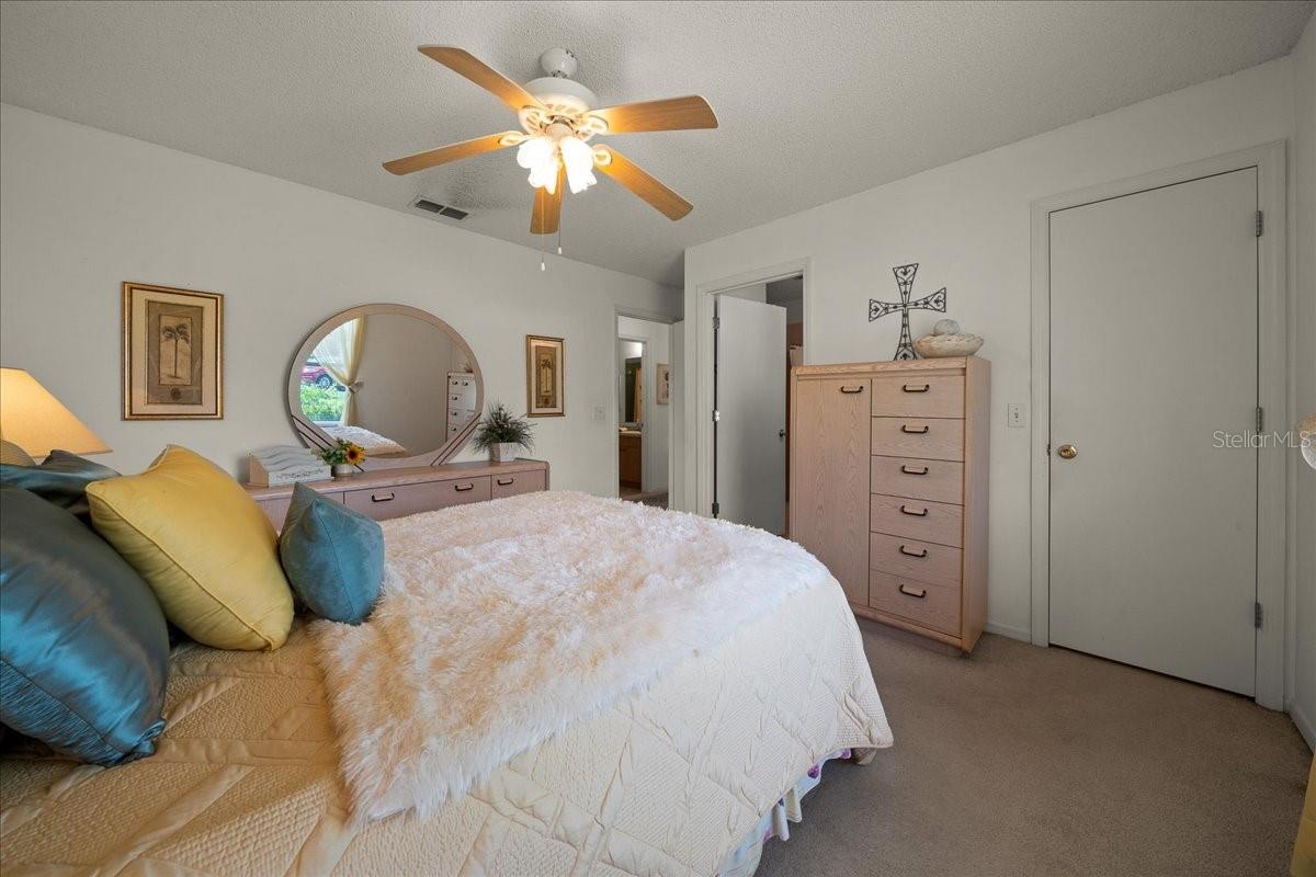 Ceiling Fan in Primary Bedroom