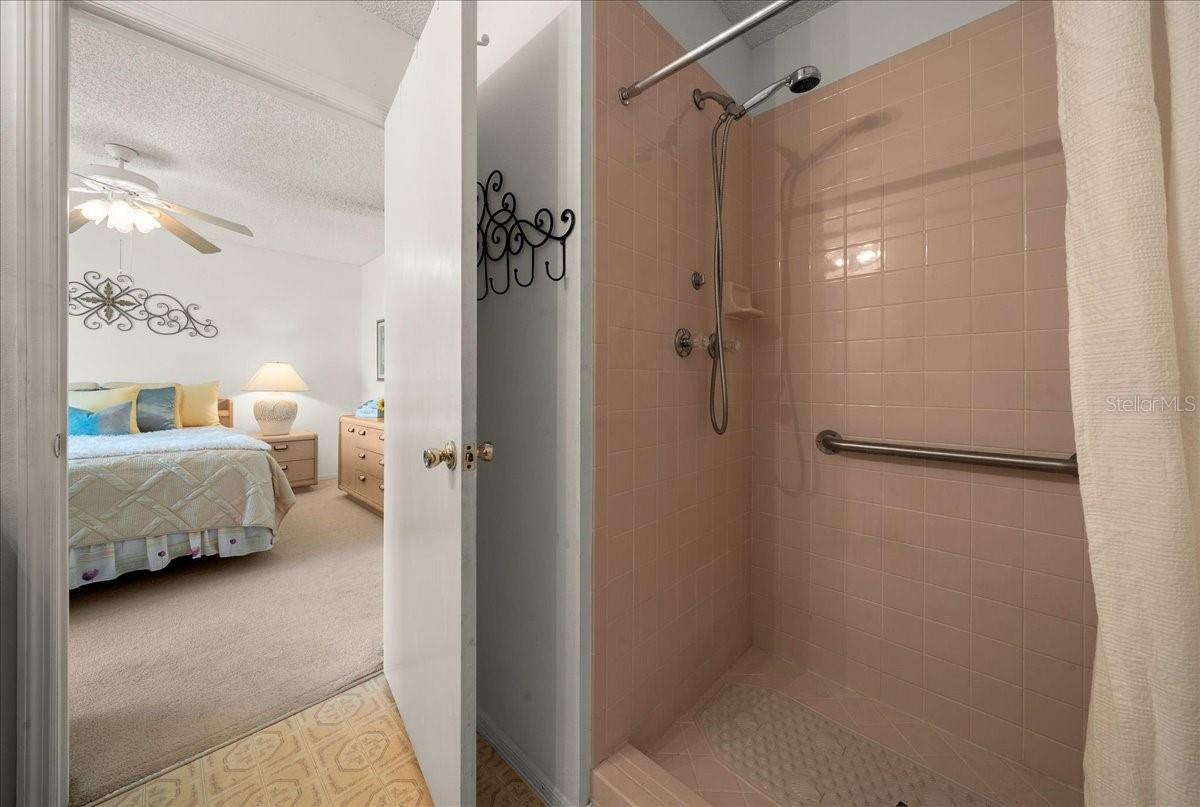 Primary Bathroom Features Walk-in Shower