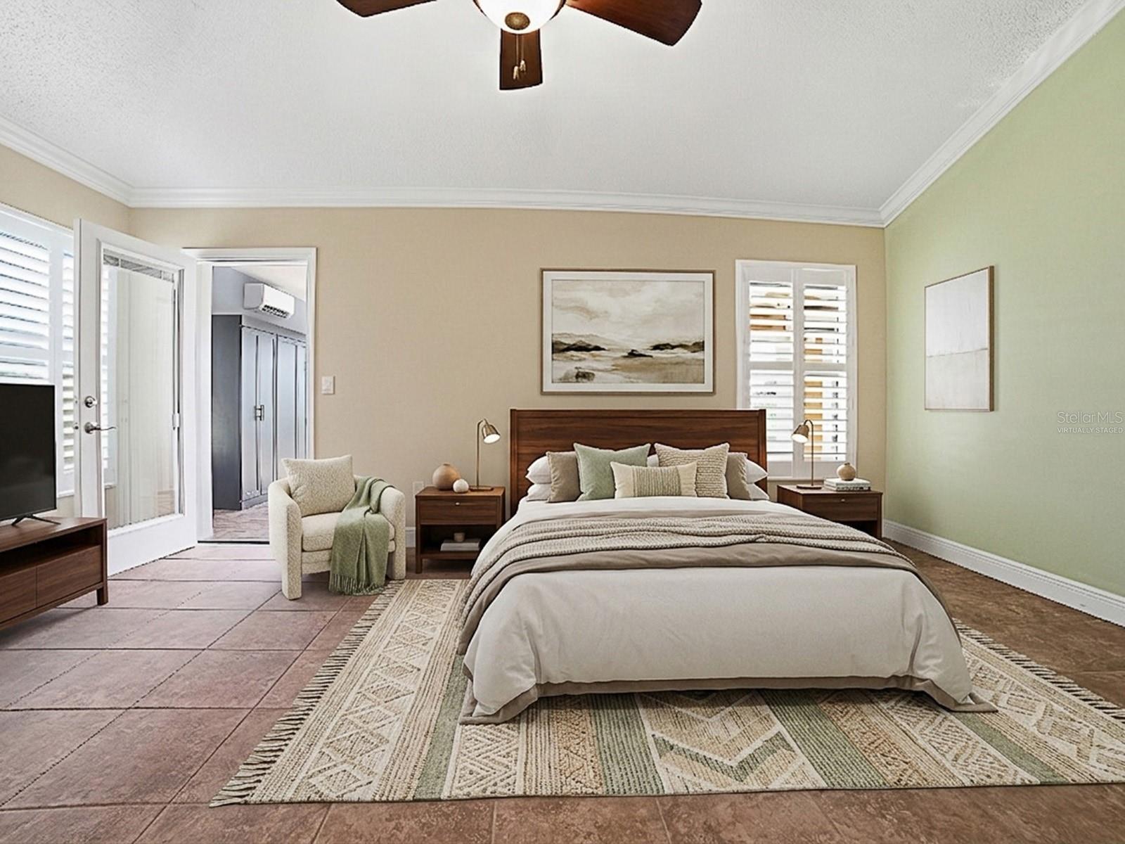 Primary Bedroom - Virtually Staged