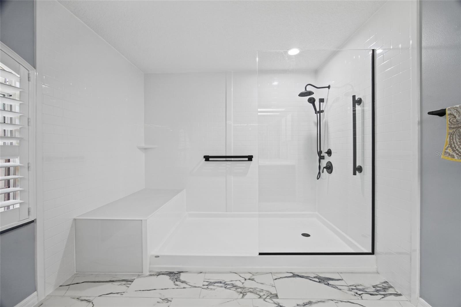 Updated Master Shower