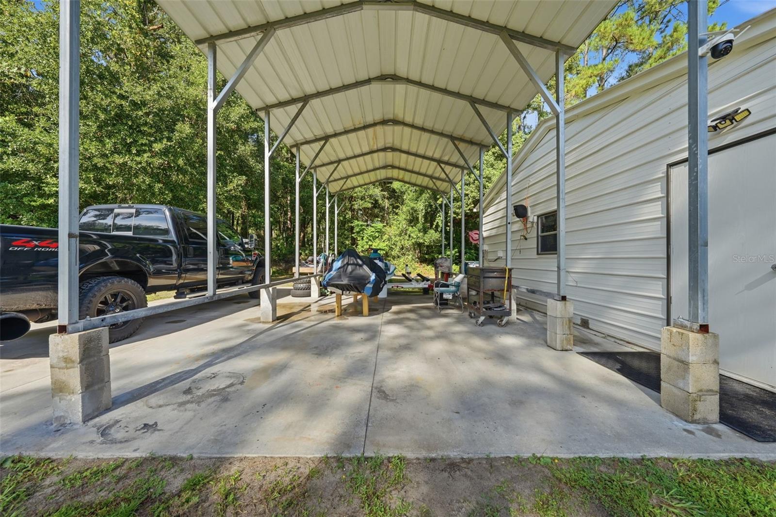 Covered parking