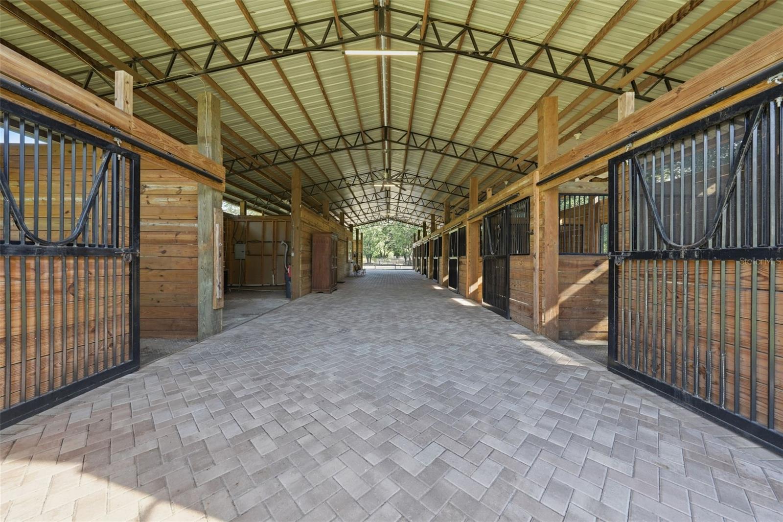 Entry to barn