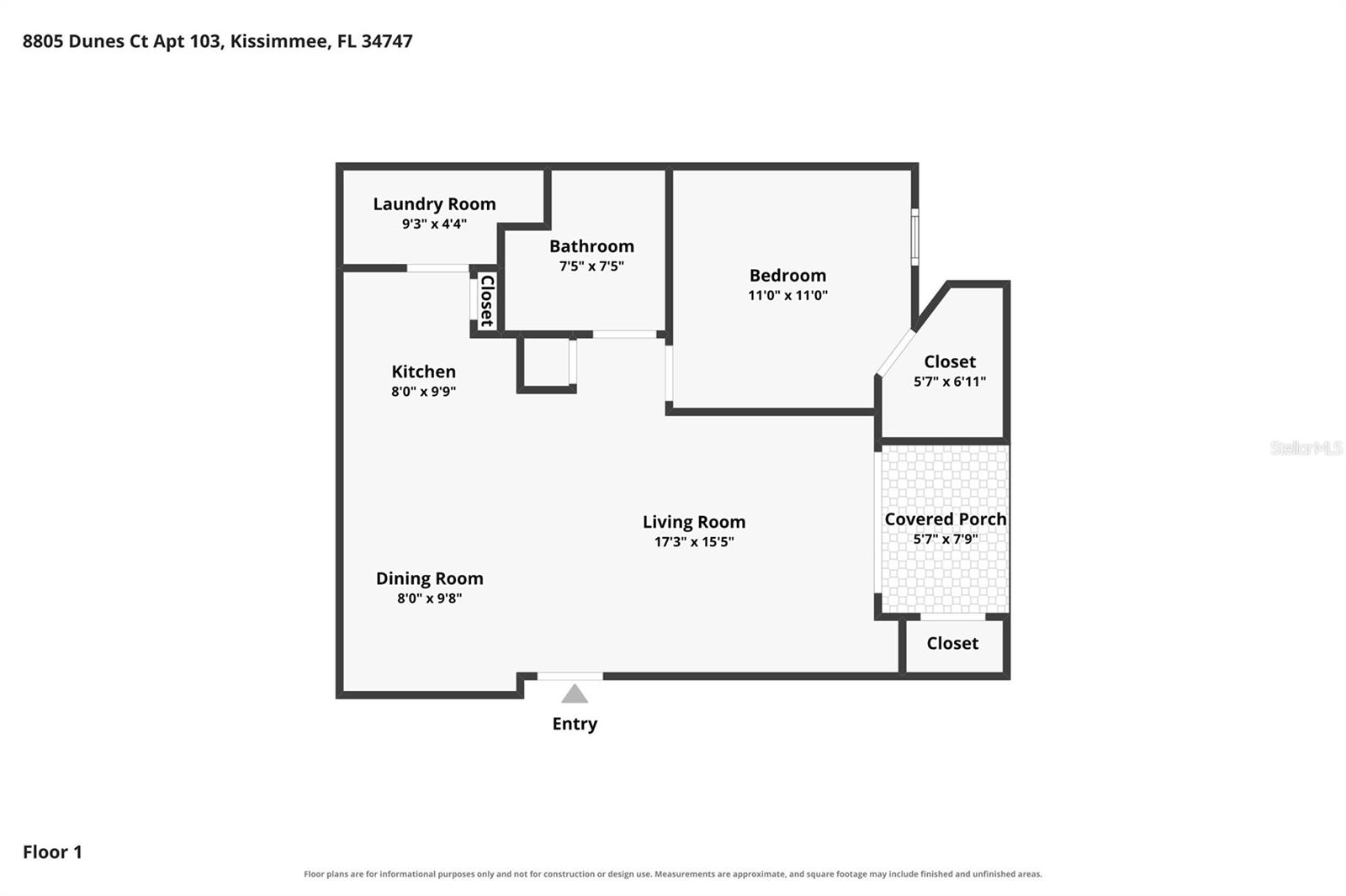8805 DUNES COURT, #5-103, Kissimmee, FL 34747