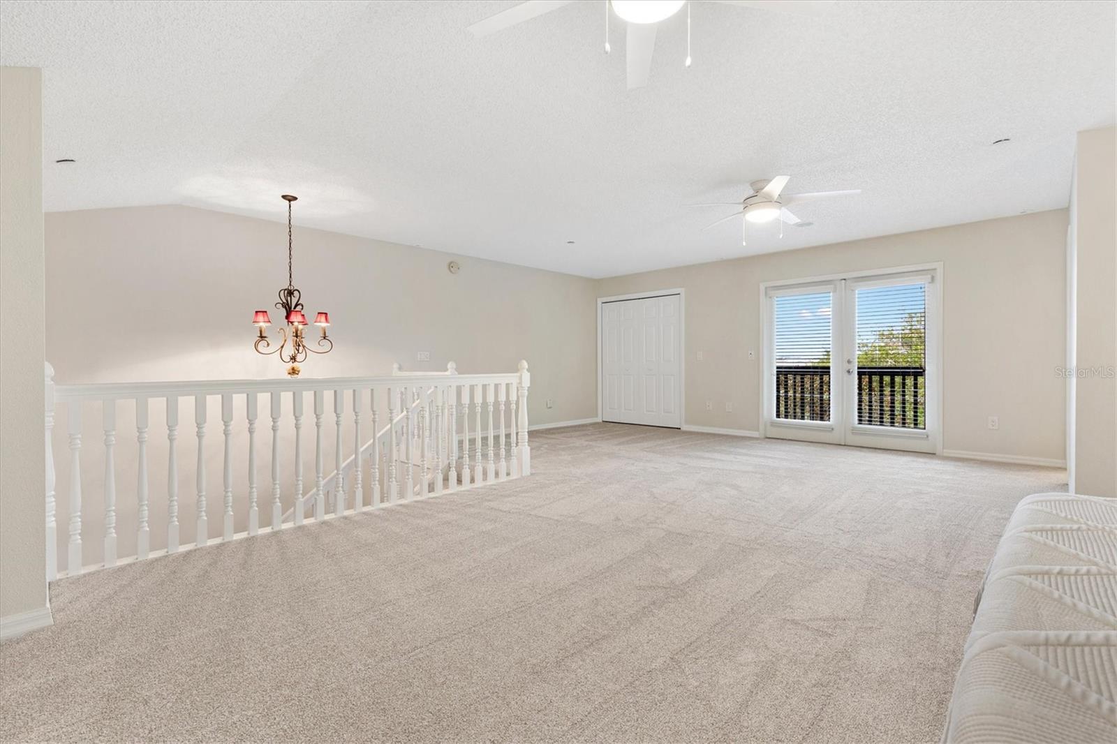 3rd Floor-Built-In Closet & French Doors to Private Balcony