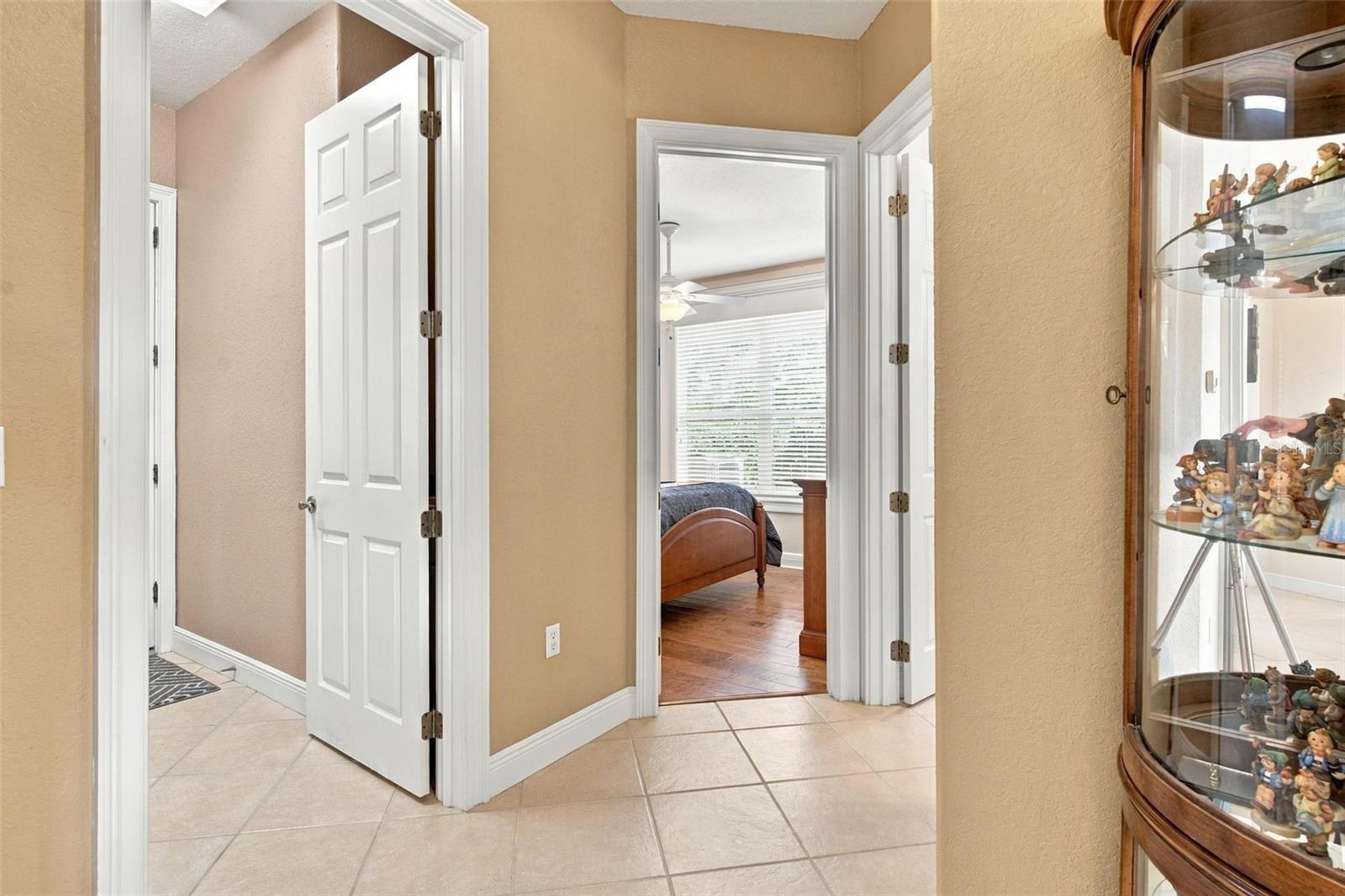 Hallway leading to bedroom...spacious!
