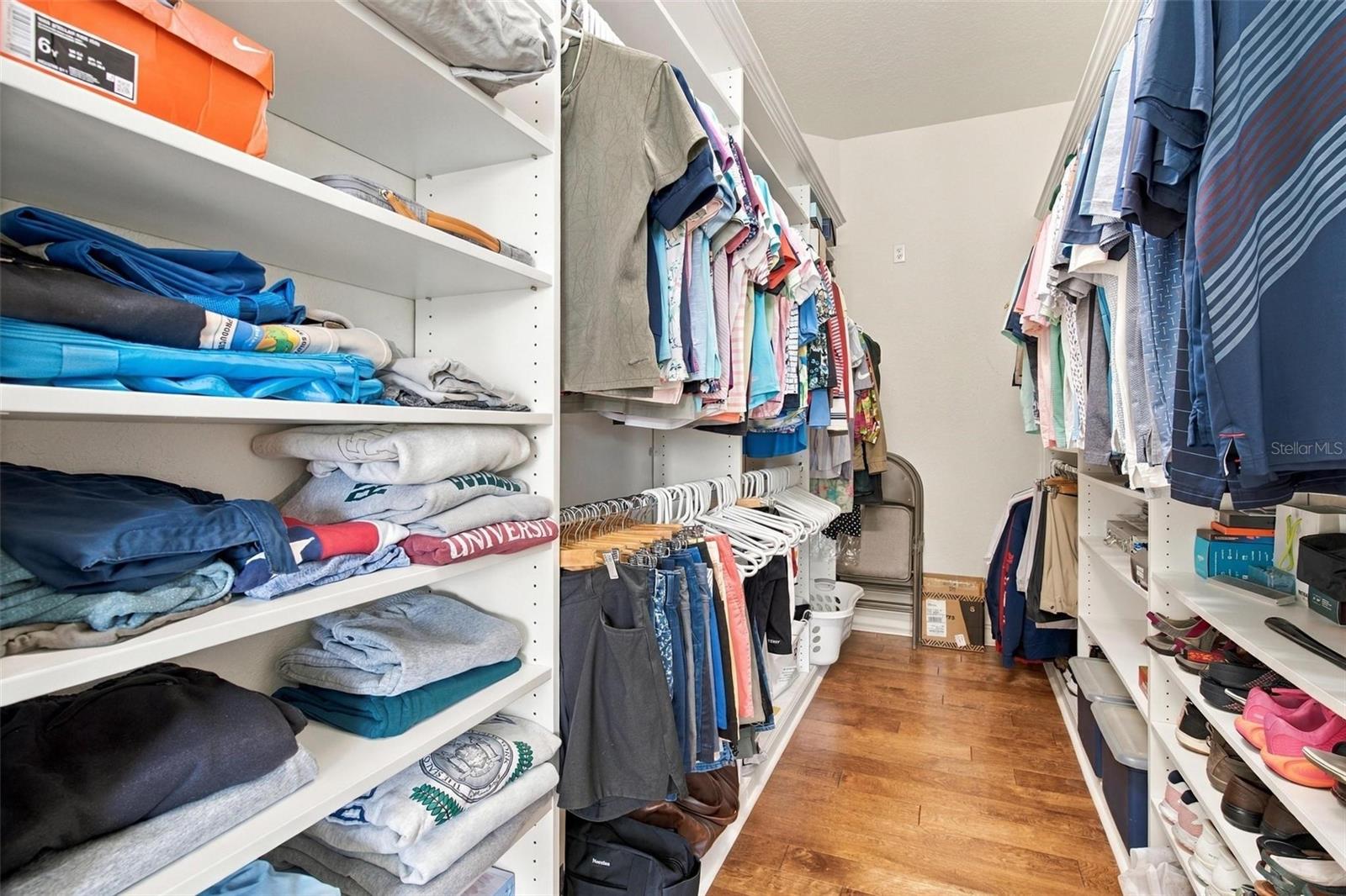 Primary suite with walk in closet and tons of space!