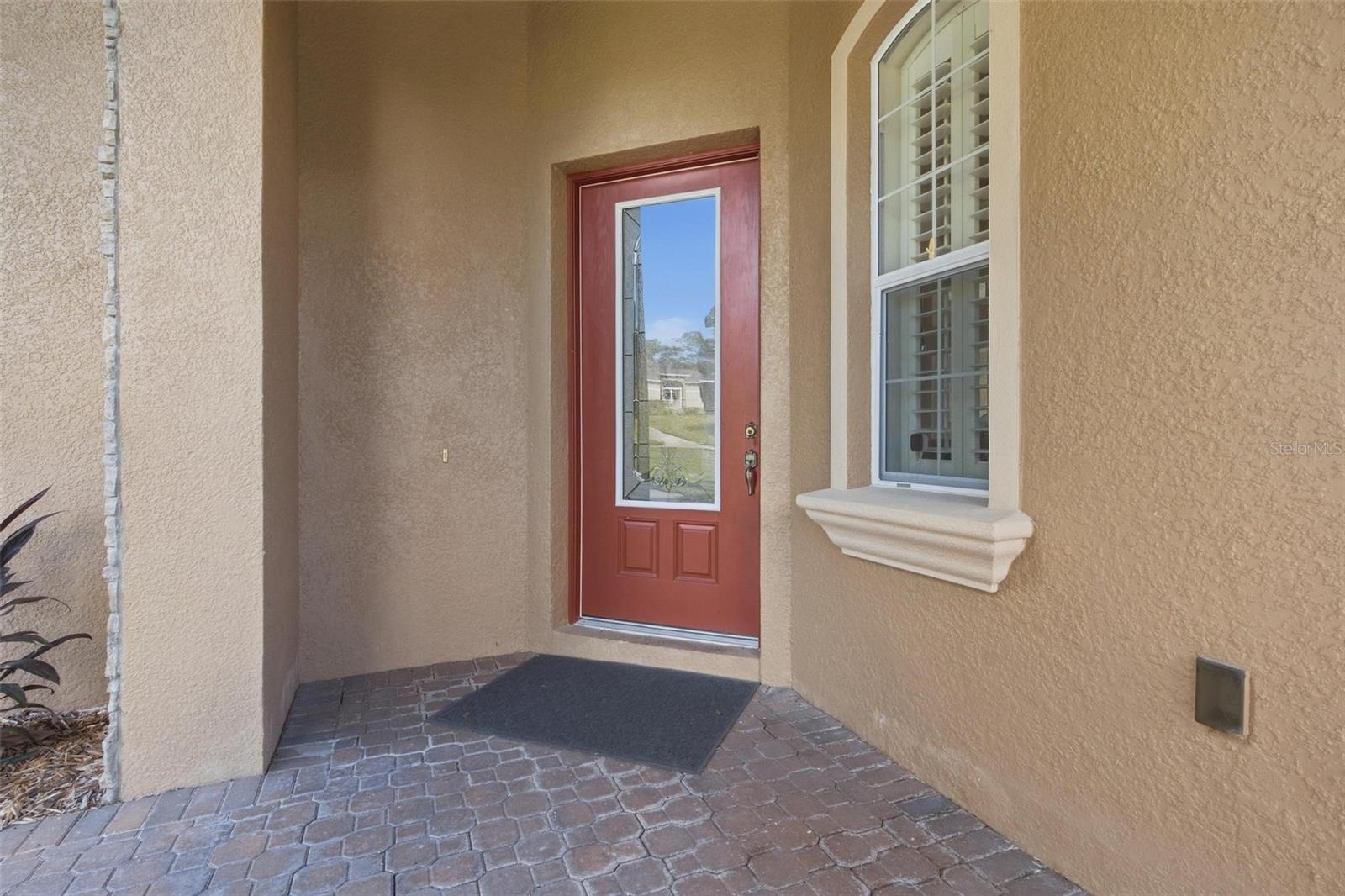 Exterior entry way to your new home!