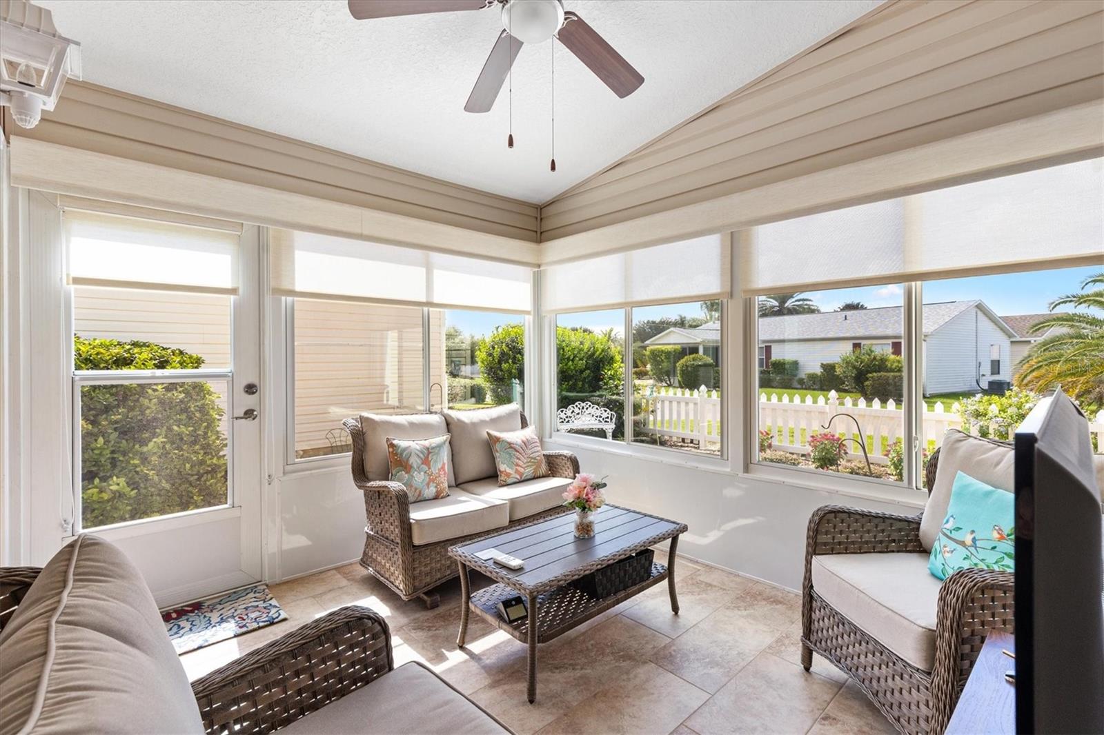 Front Facing Enclosed Lanai