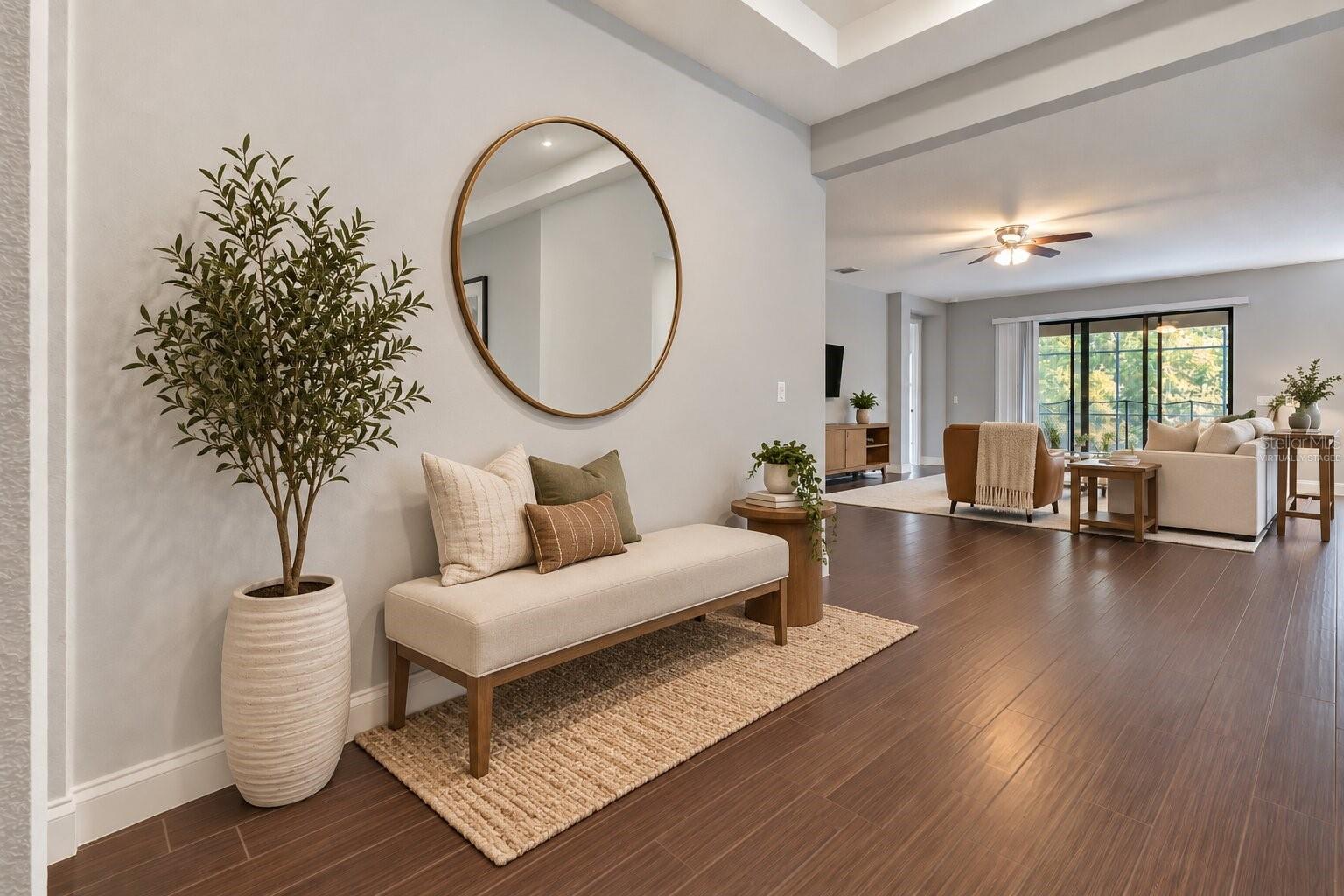 Virtually Staged Hallway