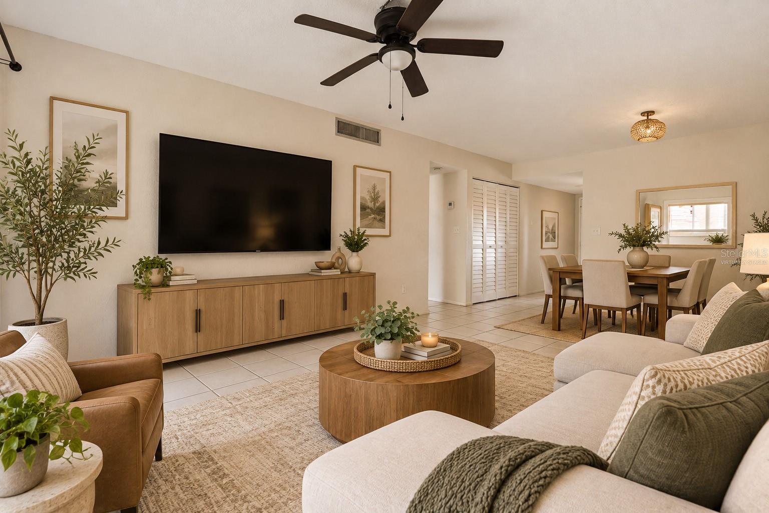 Living Room - Virtually Staged