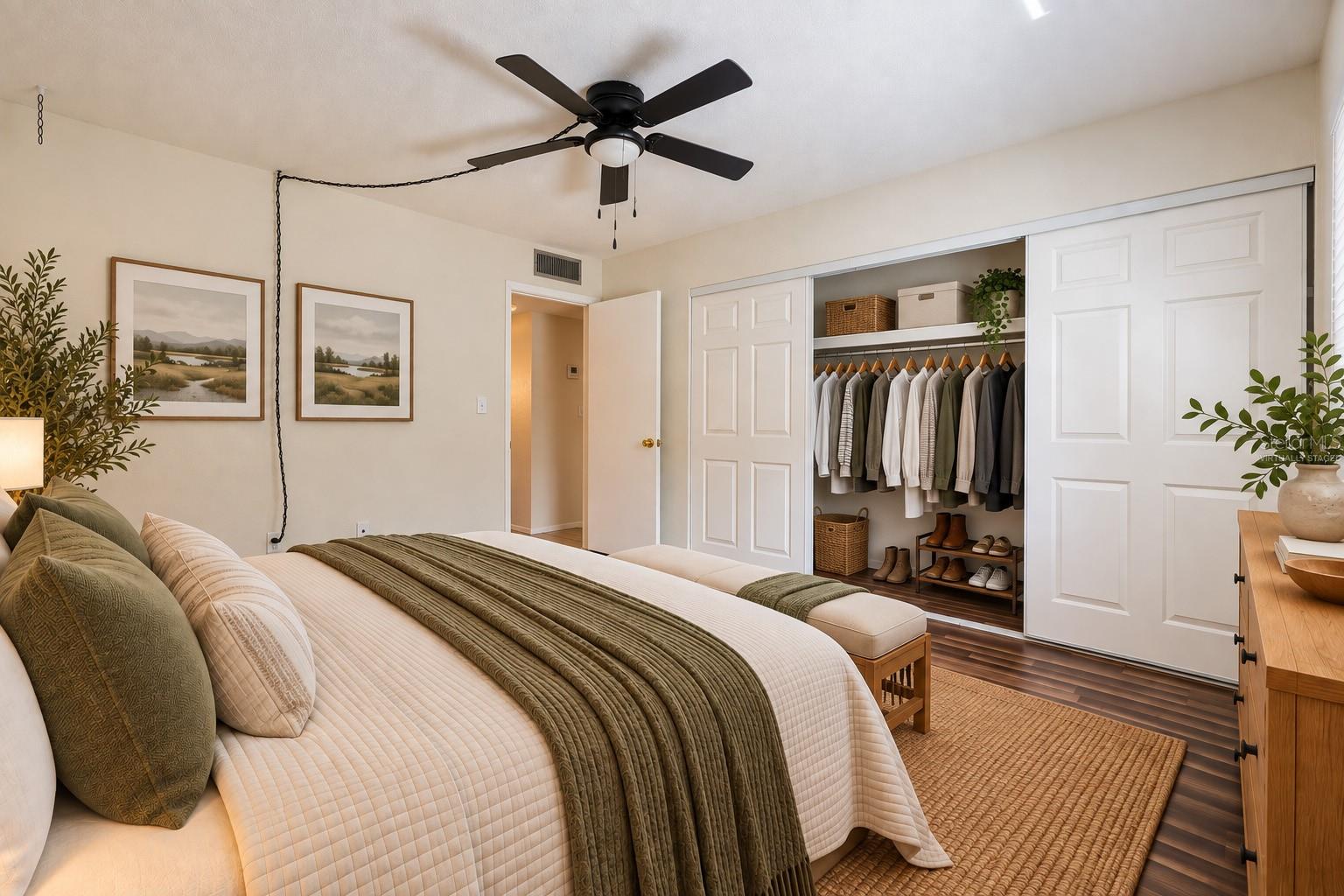 Bedroom 1 - Virtually Staged