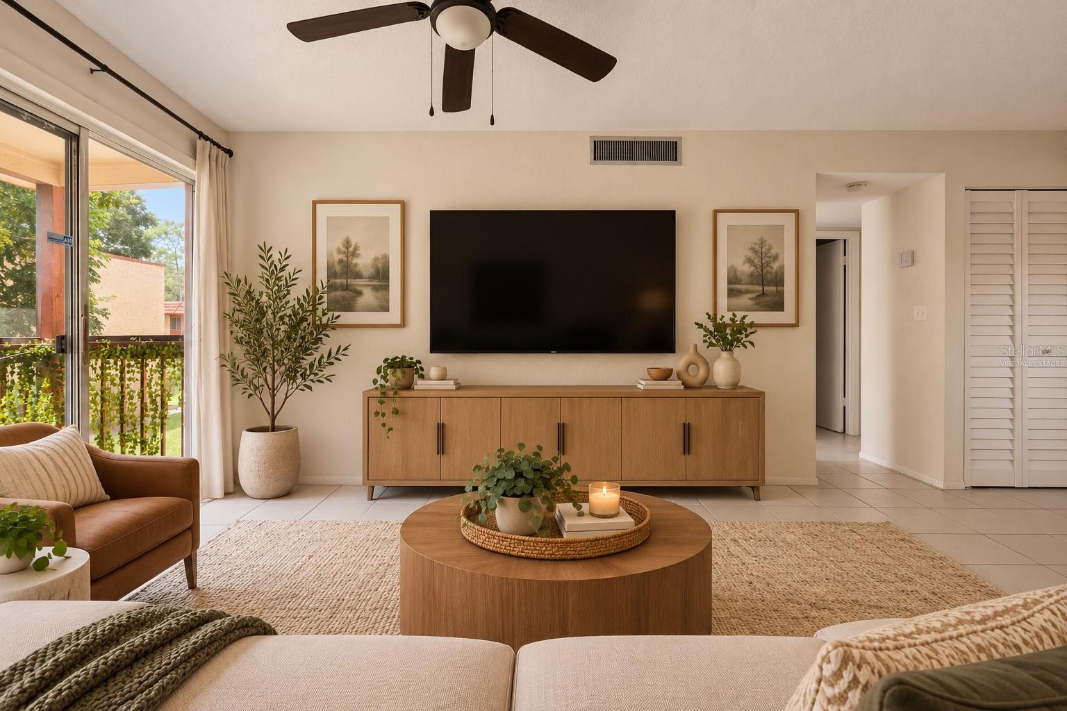 Living Room - Virtually Staged