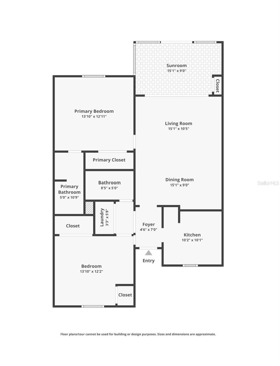 One-story, open floorplan of 1,115 sqft features roomy bedrooms, quality kitchen and sunroom with peaceful lake view.