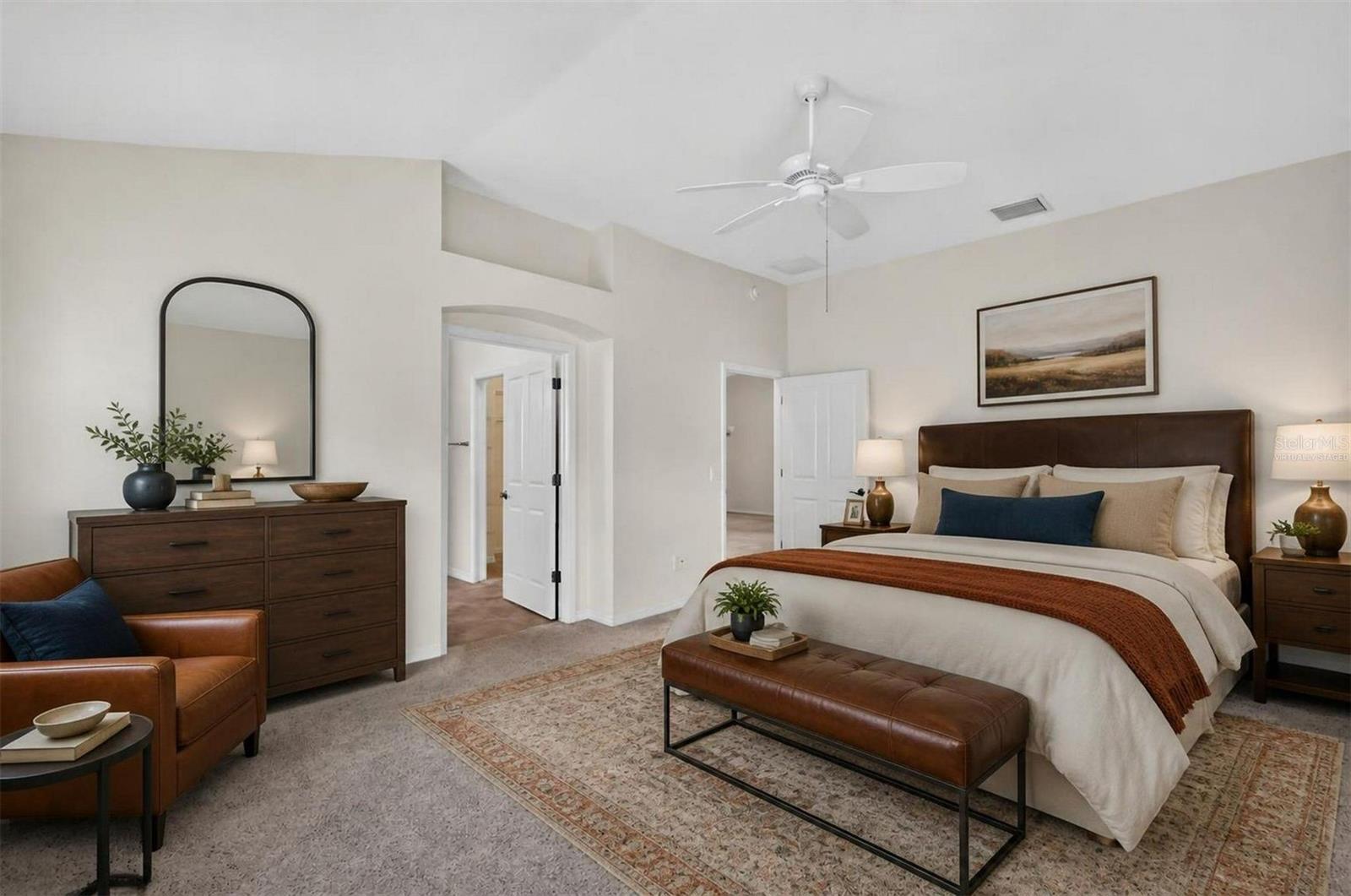 Primary Bedroom - Virtually Staged