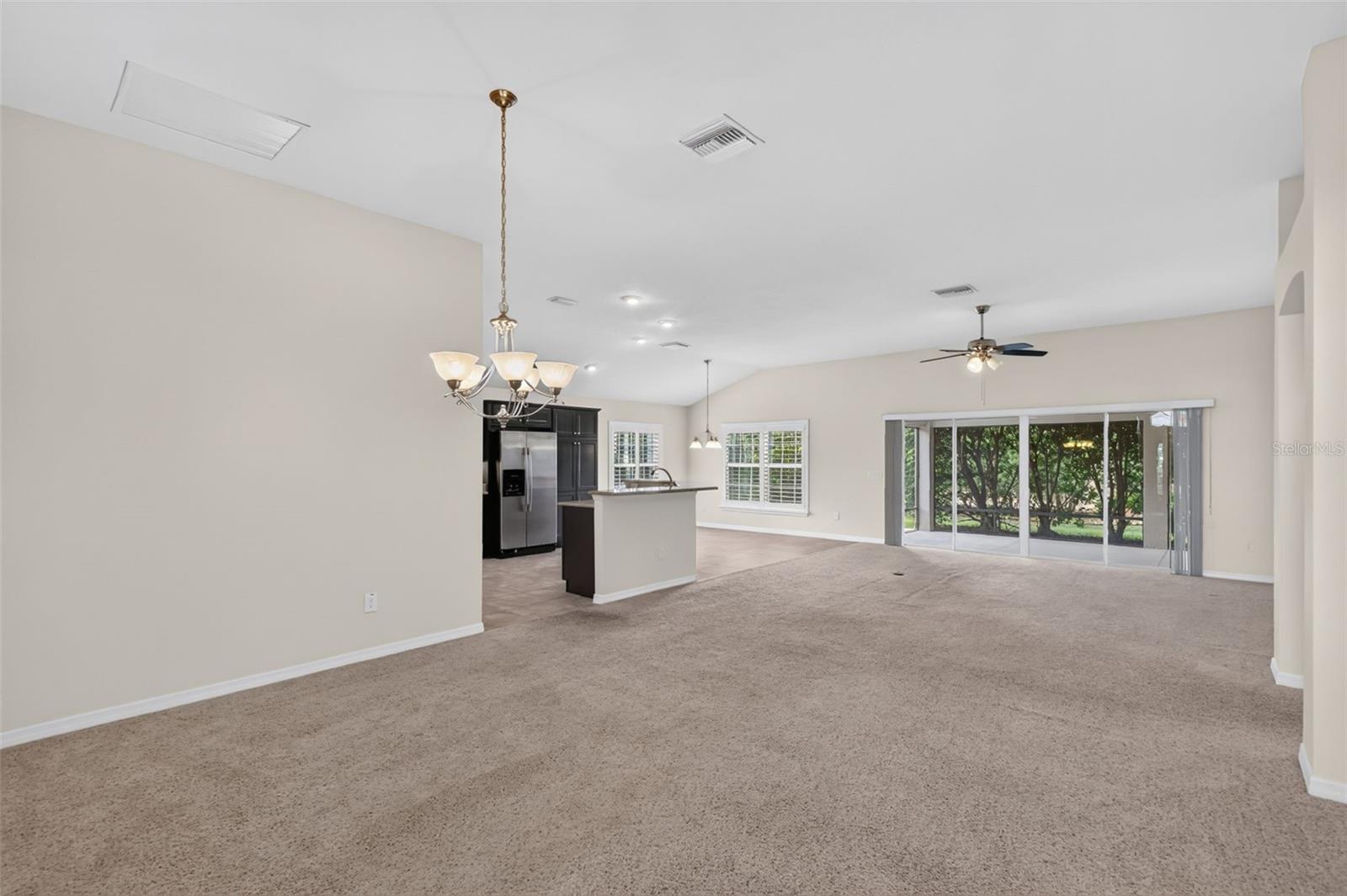 Living, Dining, Kitchen, and Dinette