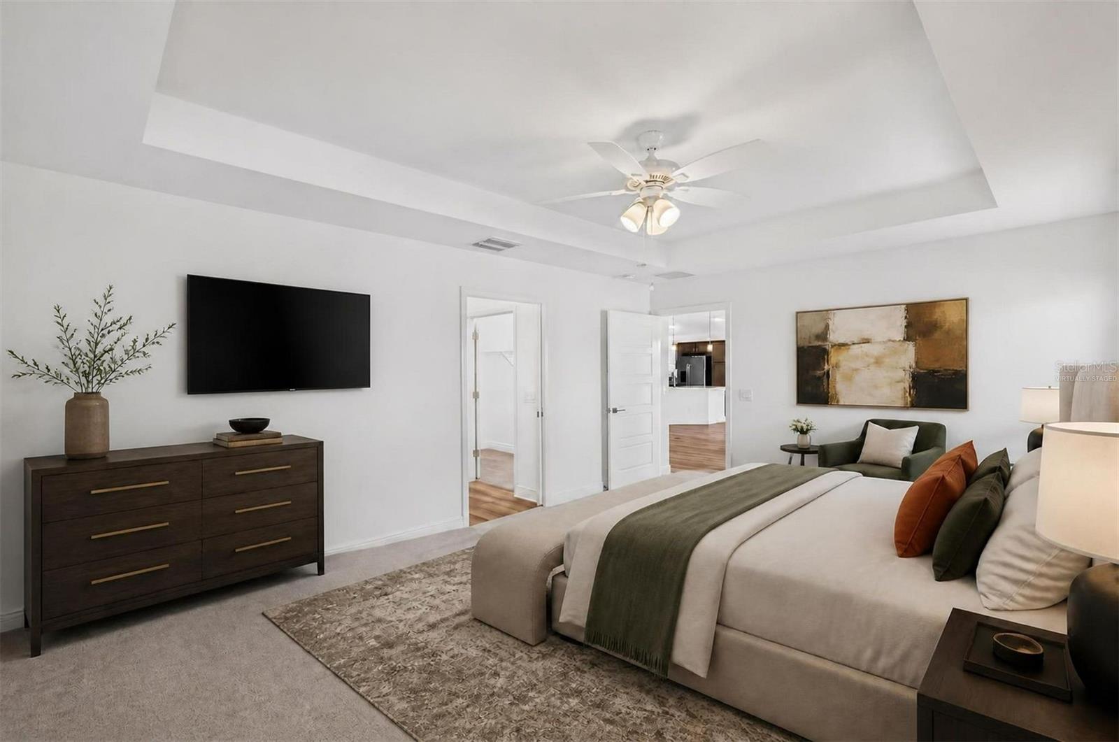 Primary Bedroom-Virtually Staged