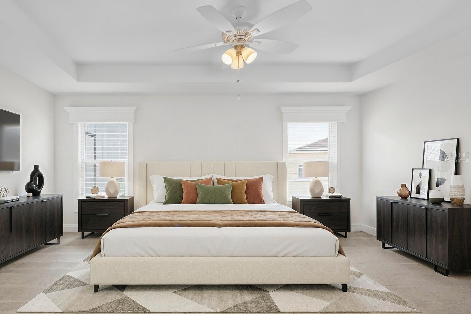 Primary Bedroom-Virtually Staged
