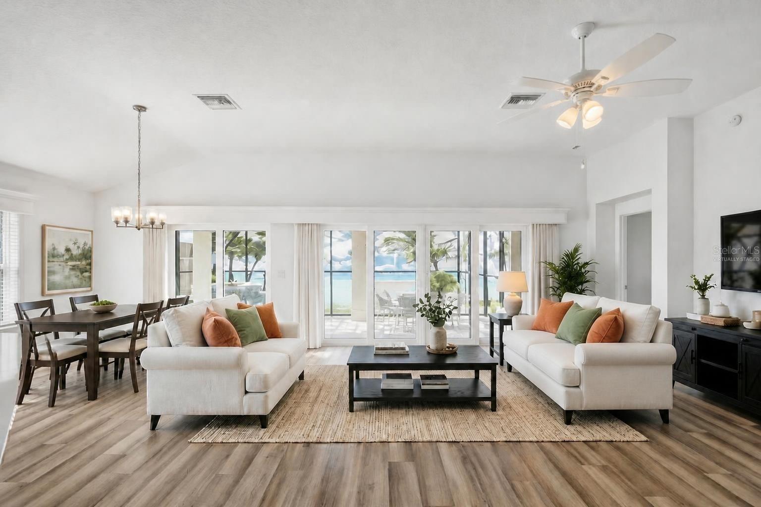 Living and Dining Rooms-Virtually Staged
