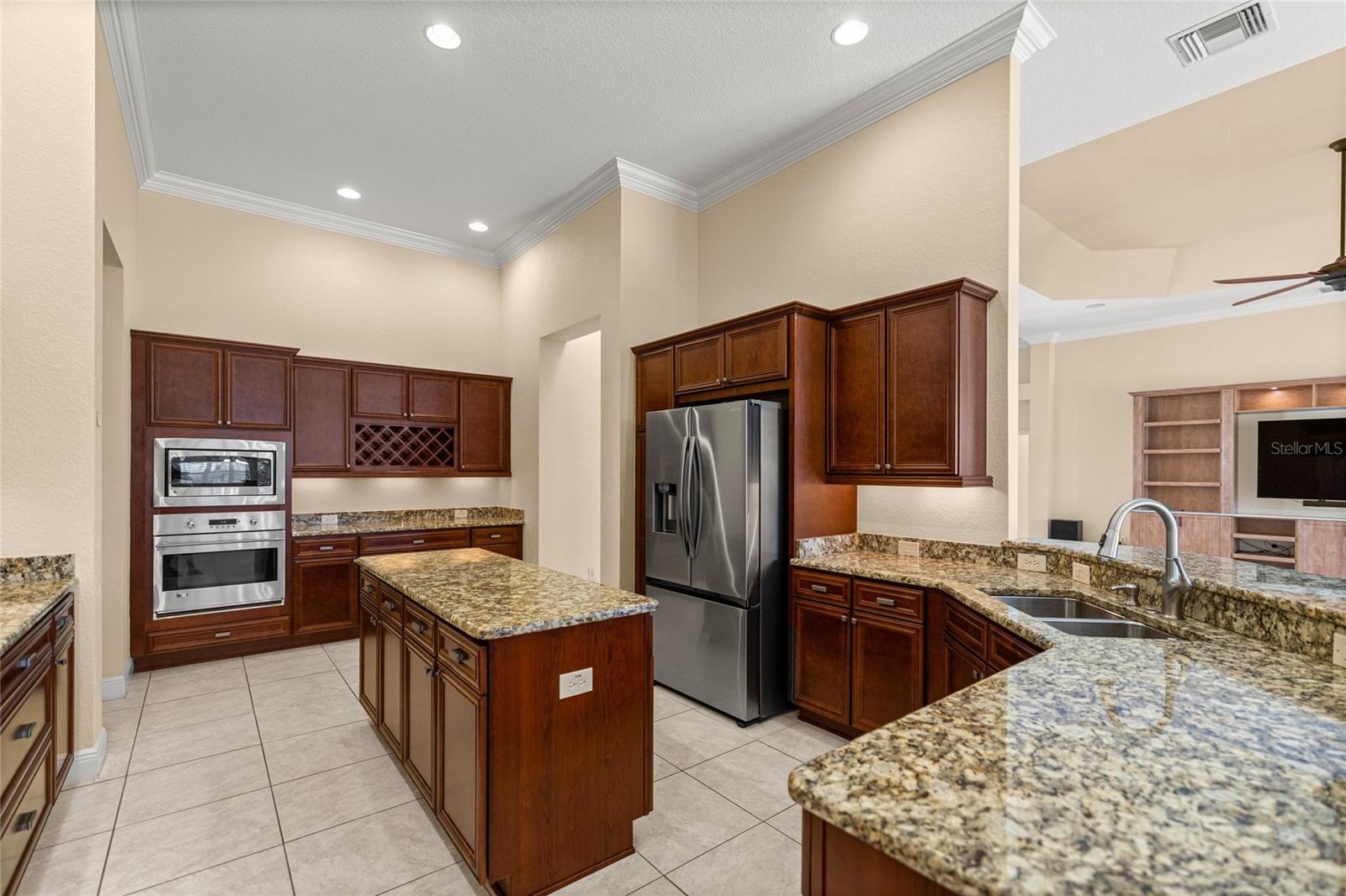 A GOURMET KITCHEN.