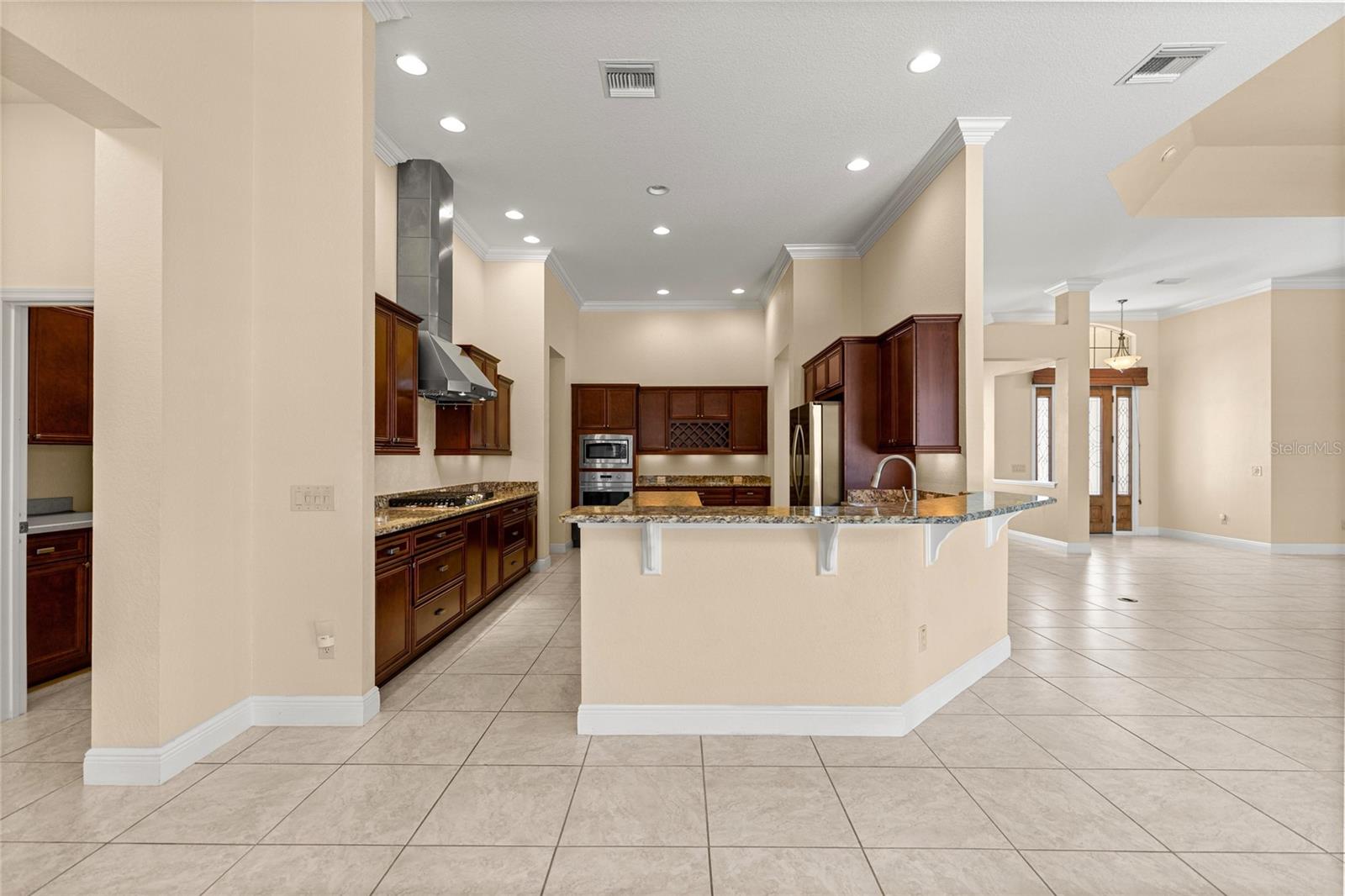 Kitchen counter.
