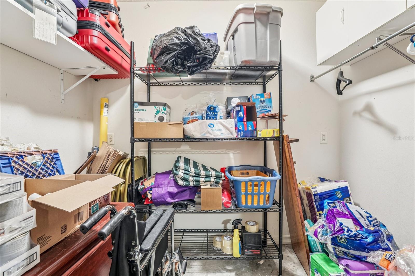 Climate-Controlled Storage Room in the Garage