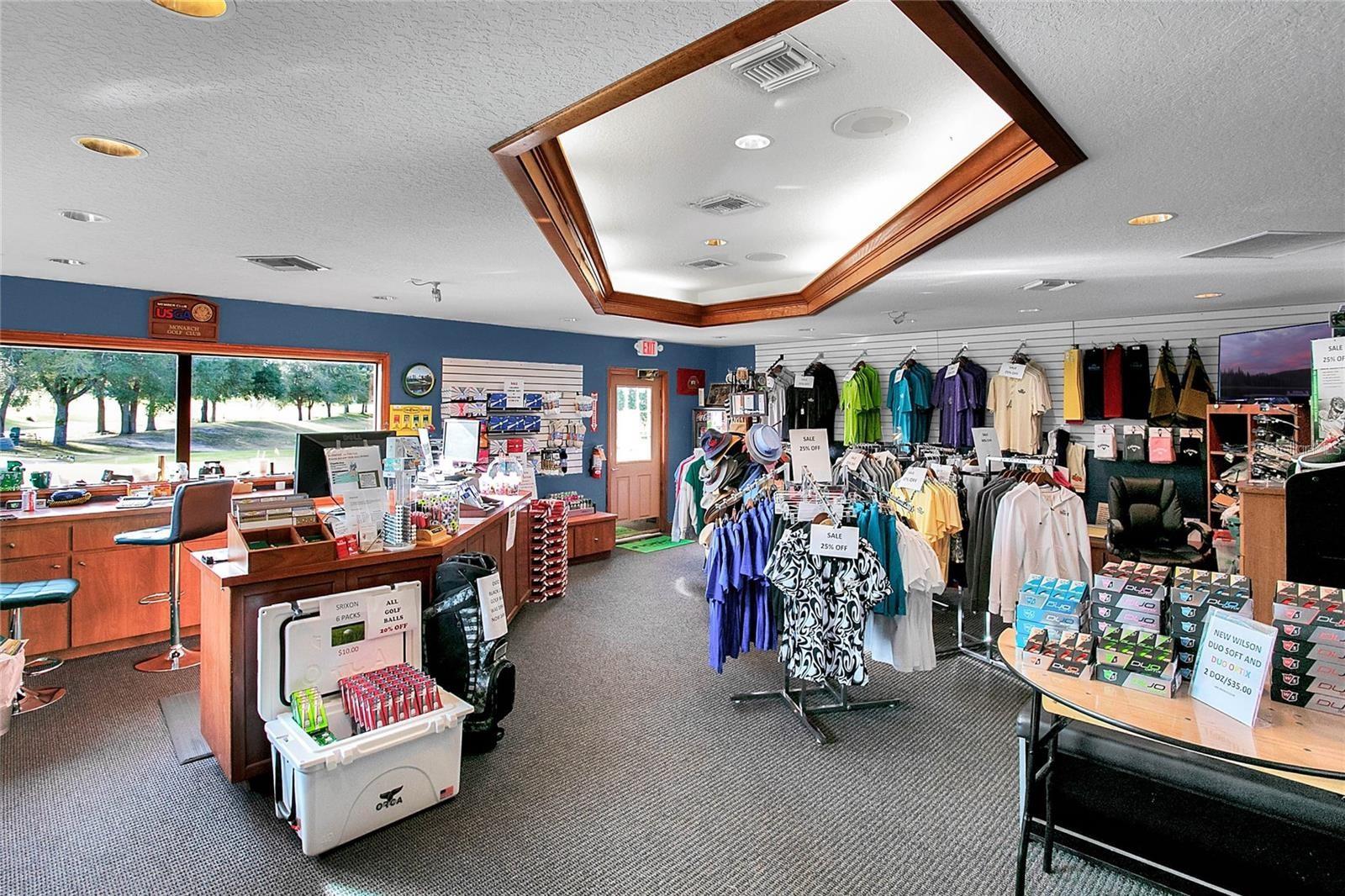 The PRO SHOP at the MONARCH GOLF CLUBThe PRO SHOP at the MONARCH GOLF CLUB