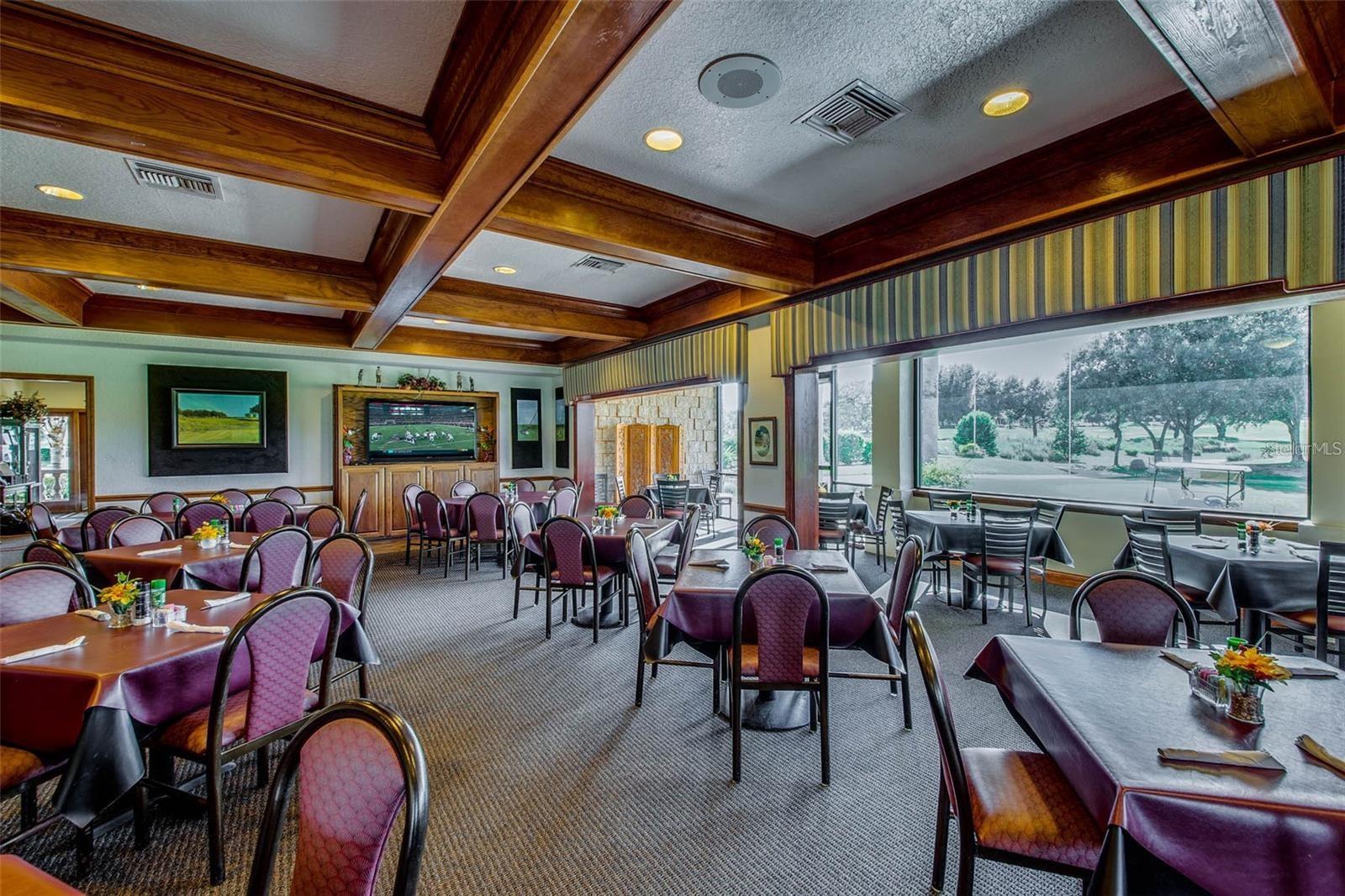 The CROWN & SHIELD RESTAURANT at the Monarch Golf Club