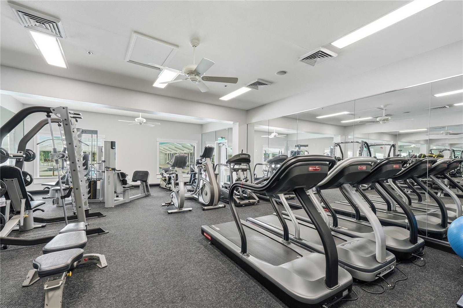 The FITNESS ROOM is equipped with everything you need to keep in shape.