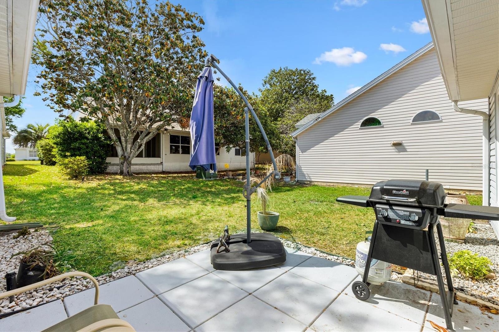 Back Grilling Patio