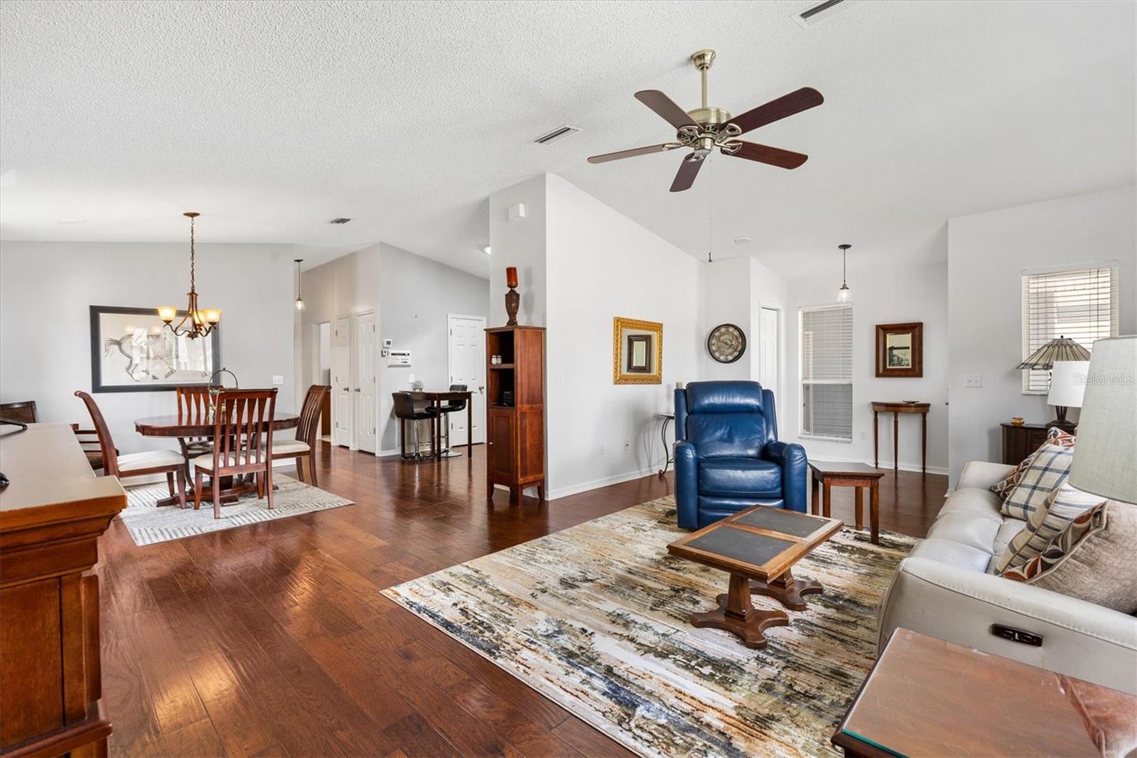 Living Room and Dining Room