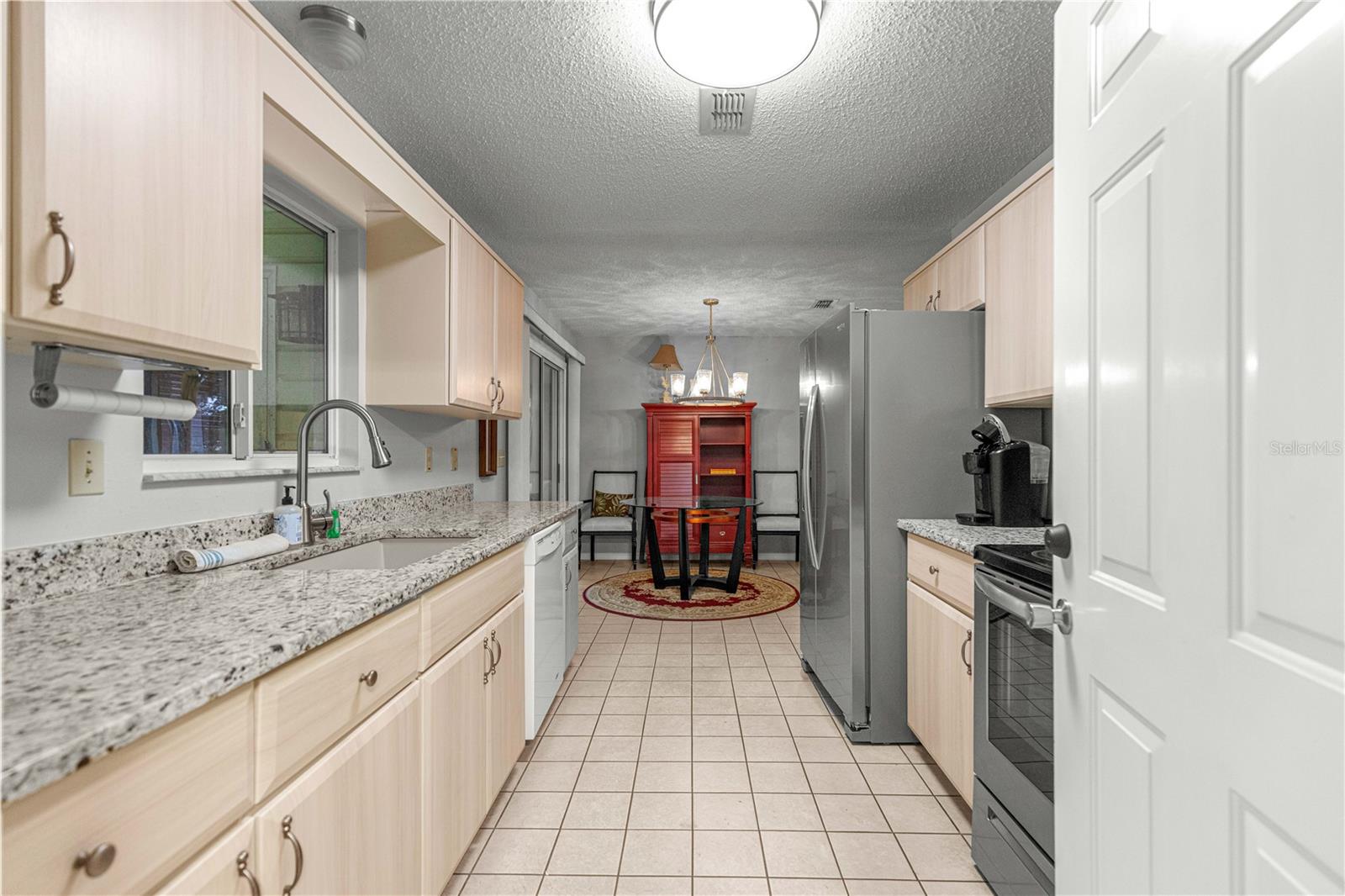 AMPLE GALLEY KITCHEN
