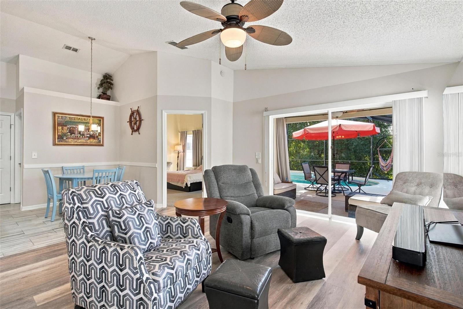Family Room off of Kitchen