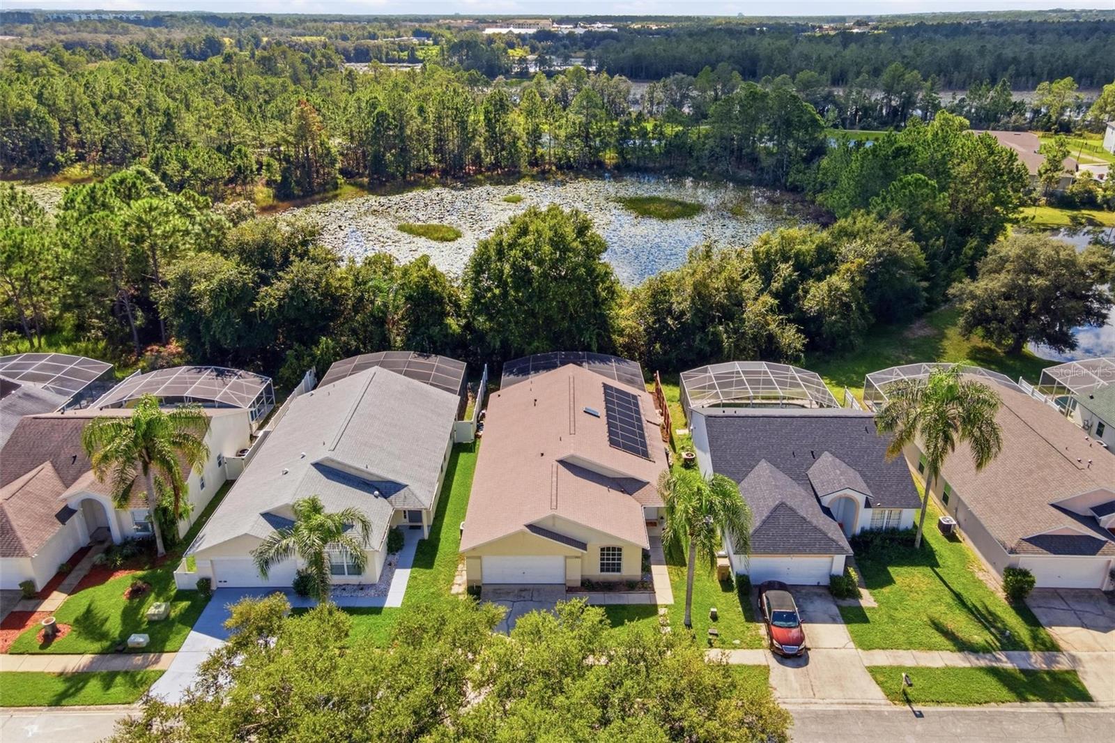 Aerial of Front of Home