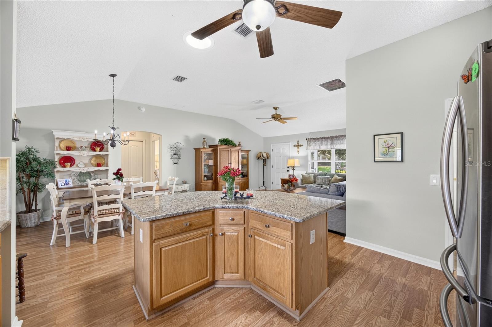 Kitchen Island with Cabinets