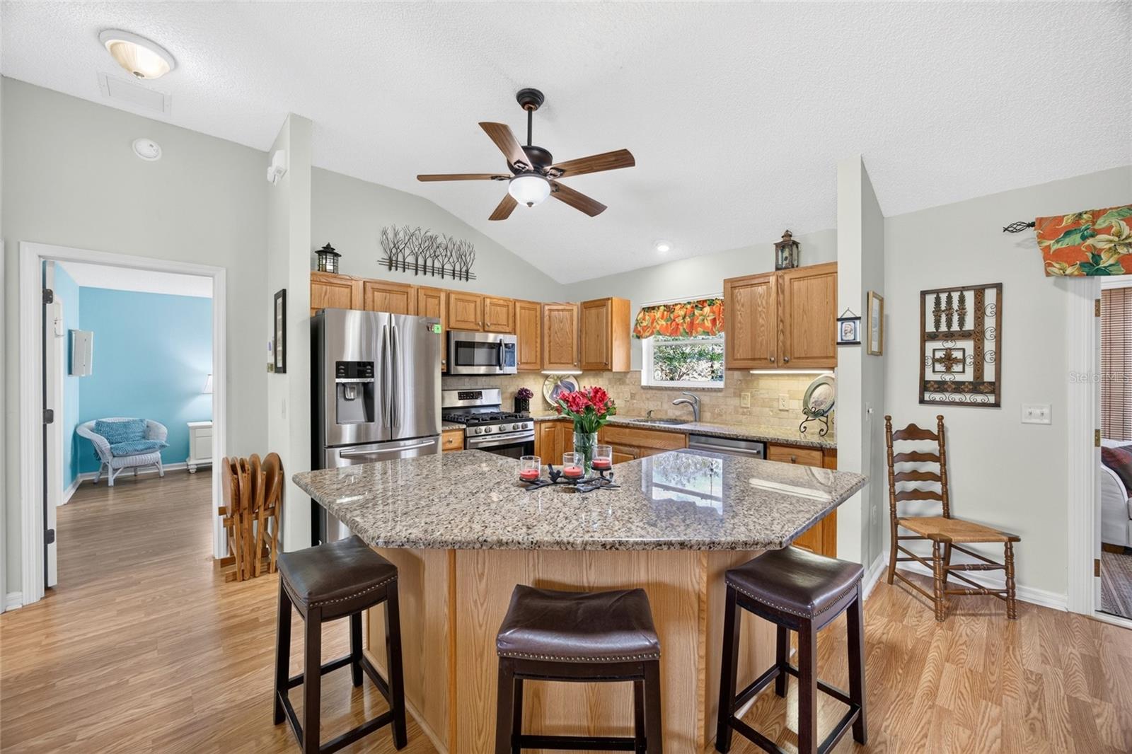 Granite Topped Breakfast Bar