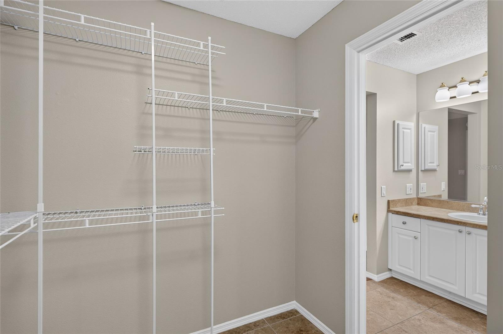 Another view of the interior of the WALK-IN CLOSET