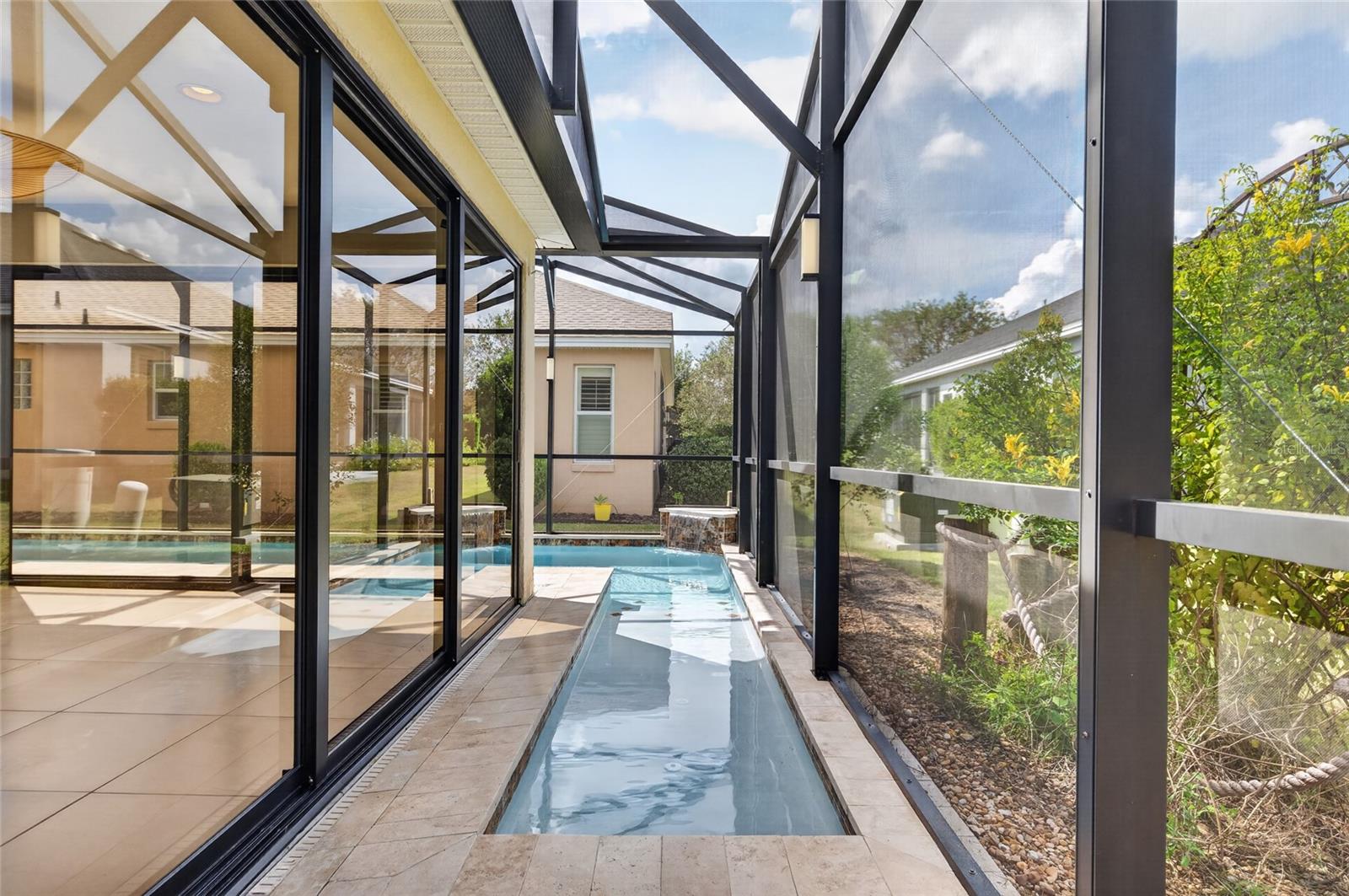ENTERANCE TO LAP POOL