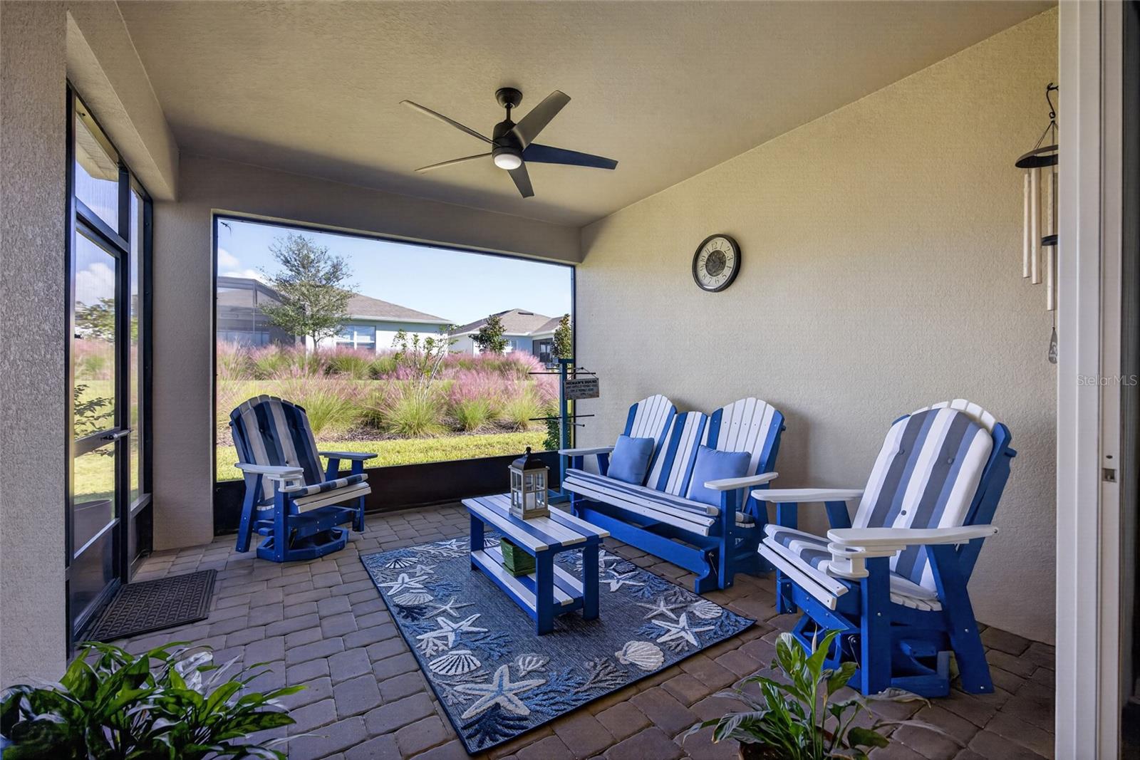 Brick-Paver Screened, Under Roof Lanai