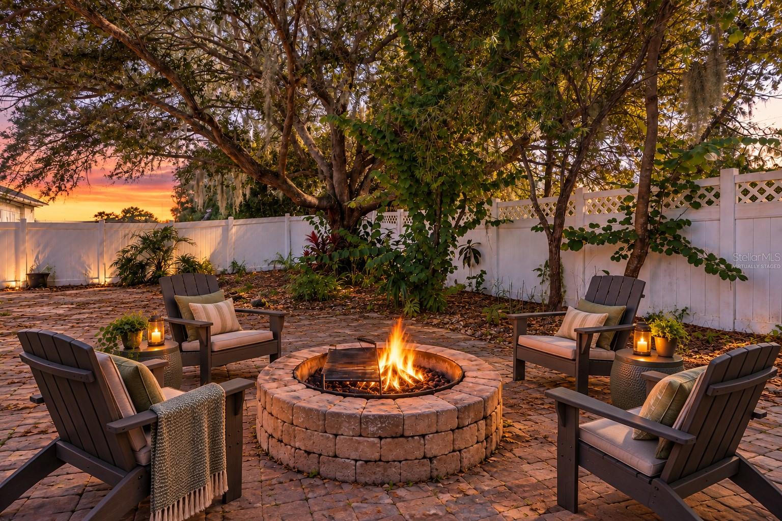 Fire Pit - Virtually Staged