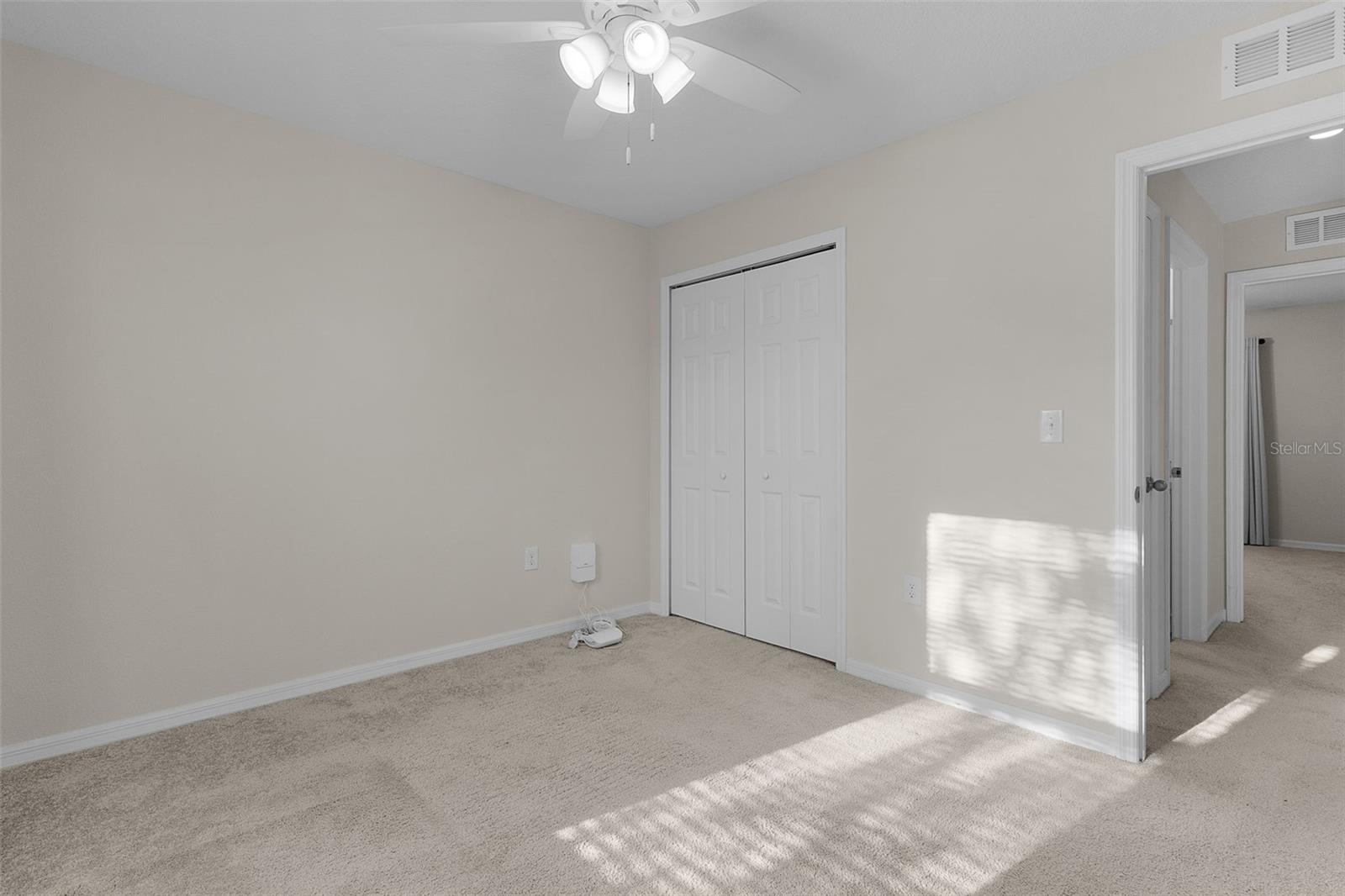 BEDROOM #3 BUILT IN CLOSET