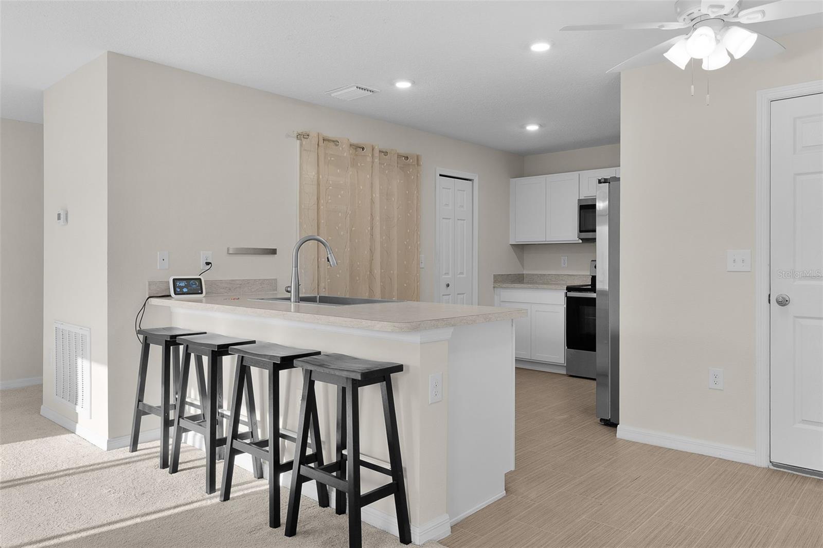 OPEN KITCHEN TO LIVING ROOM