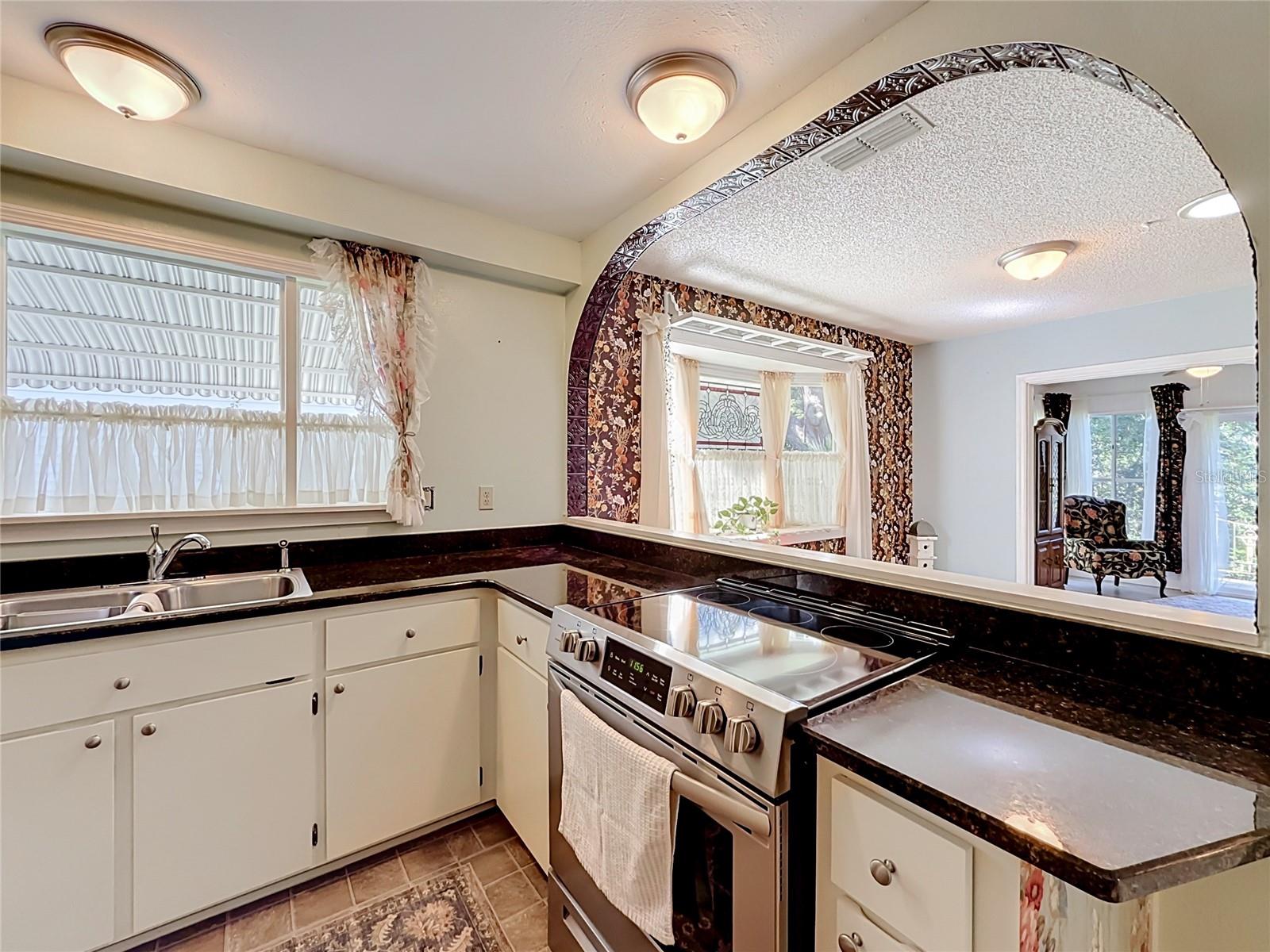 Views from the kitchen too!