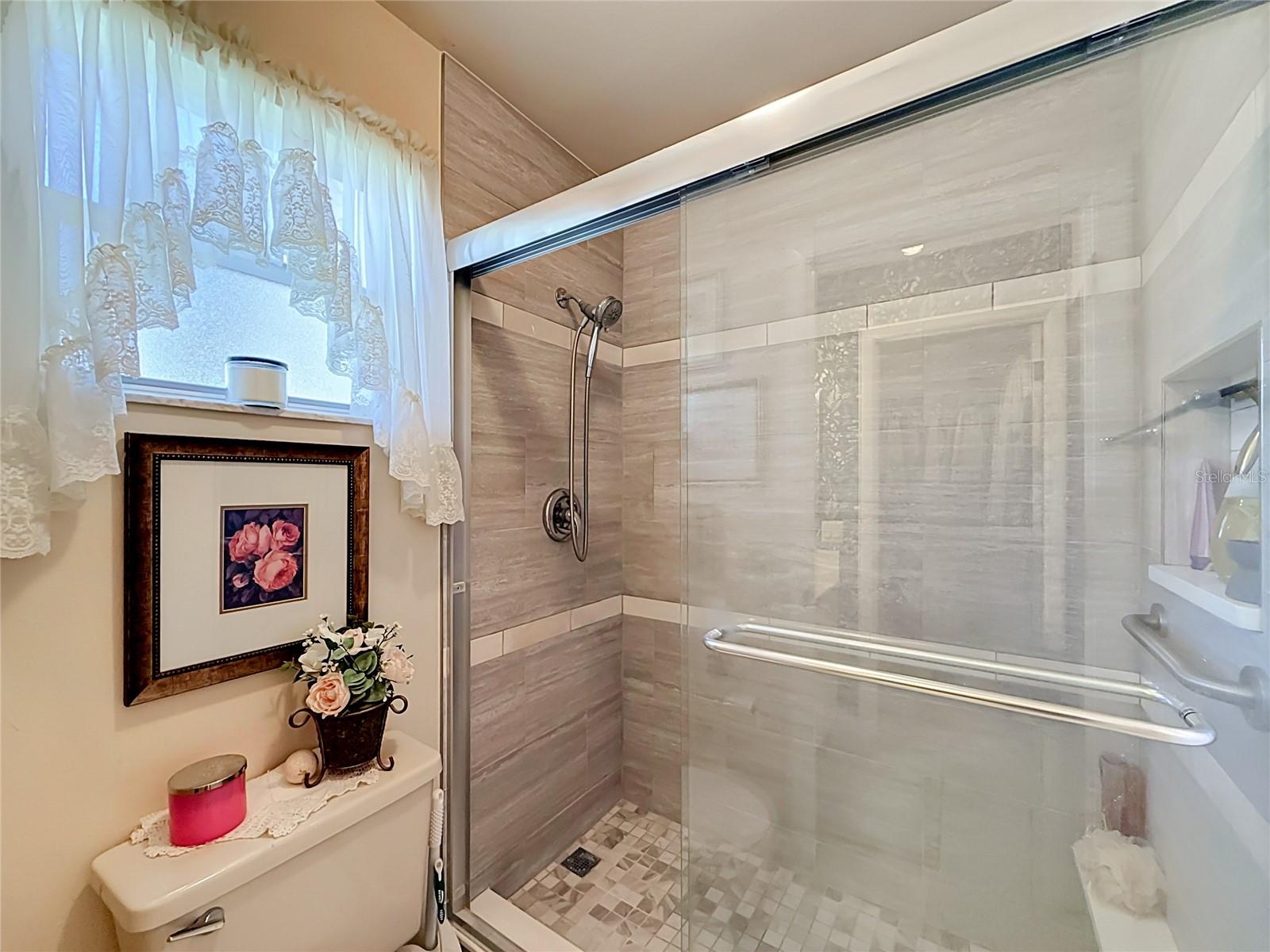 Primary with updated shower