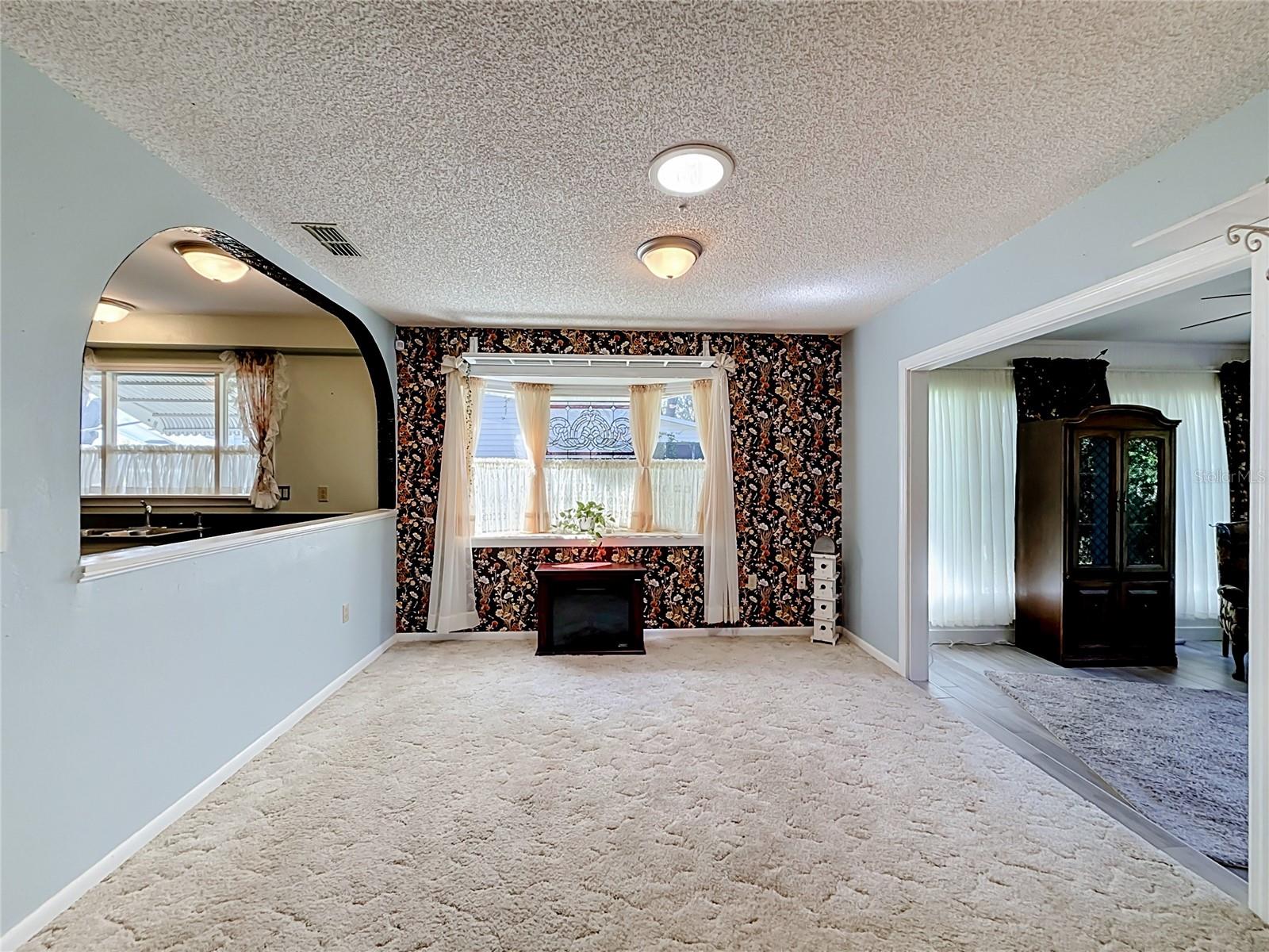 Dining room or additional sitting area