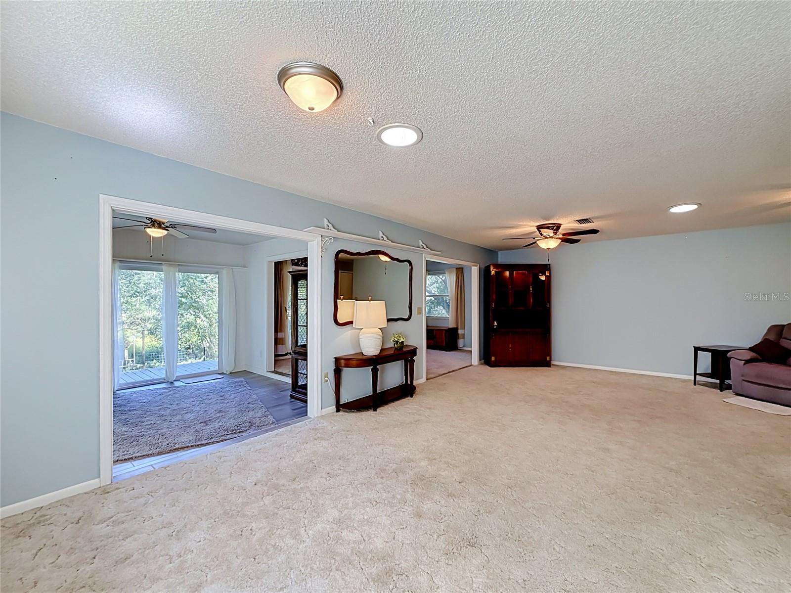 Sunroom overlooking the conservation area